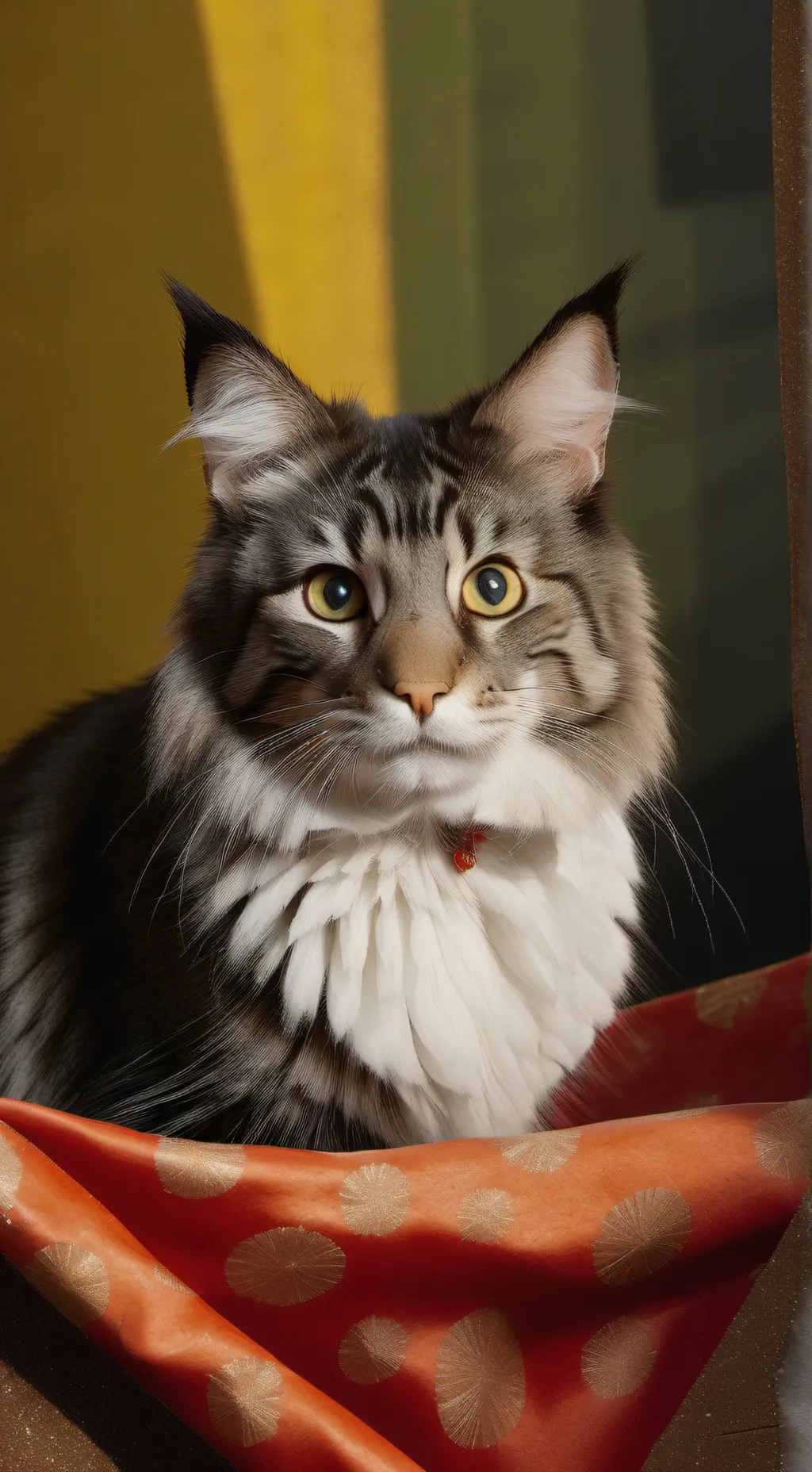 ai character: Cat background