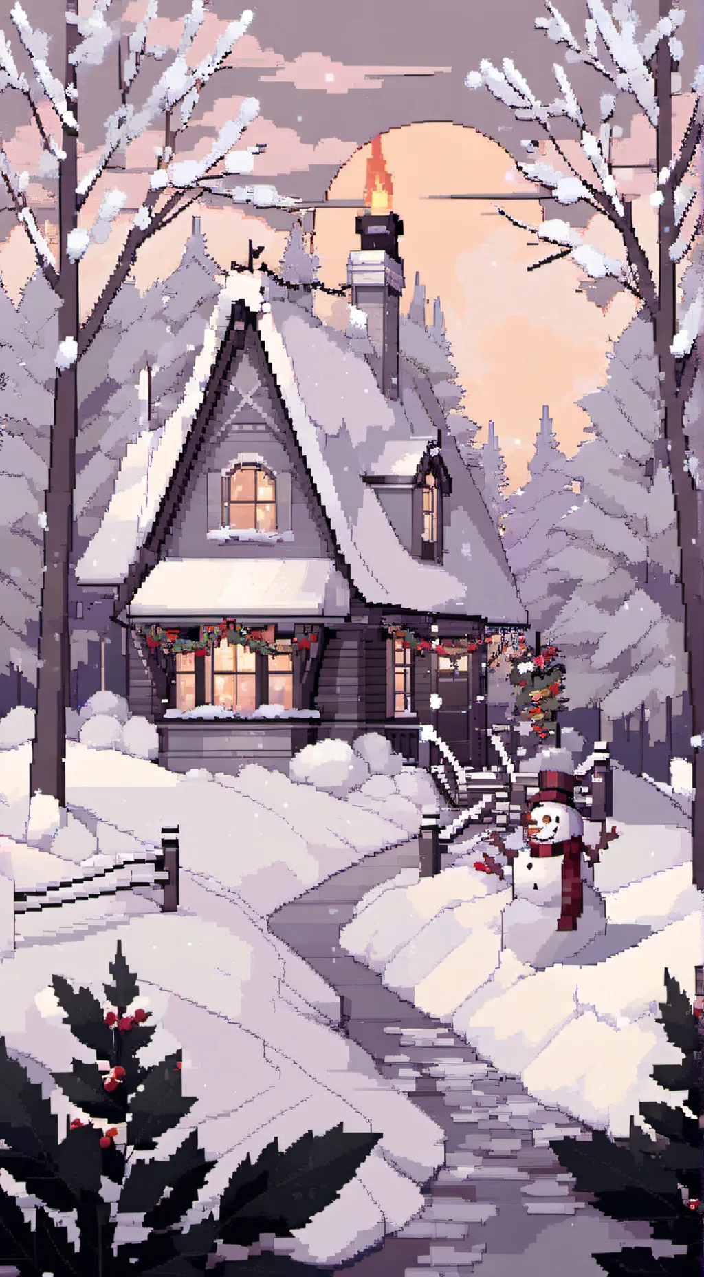 ai character: Christmas w/ Jjk!! background