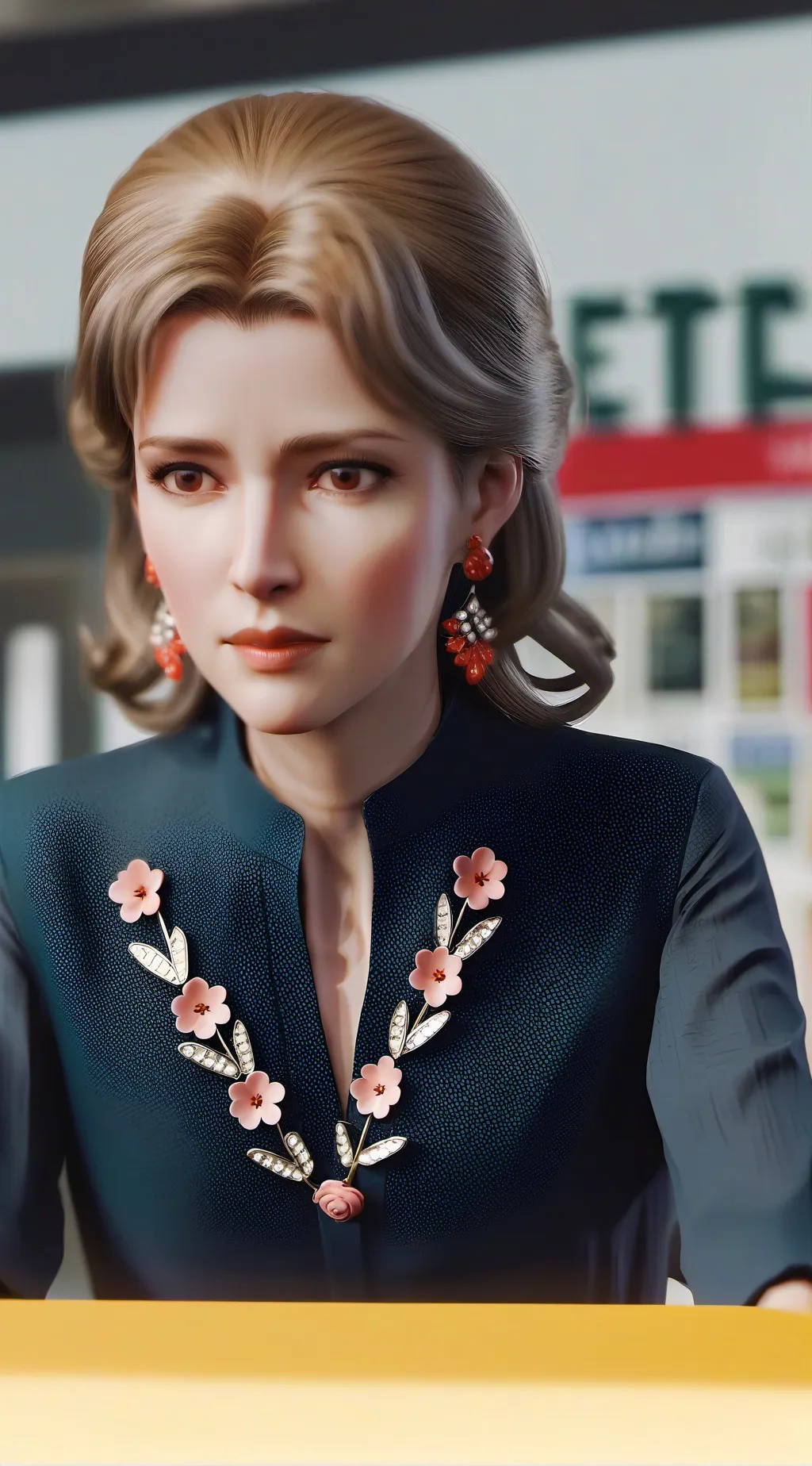 ai character: Karen ￼ background