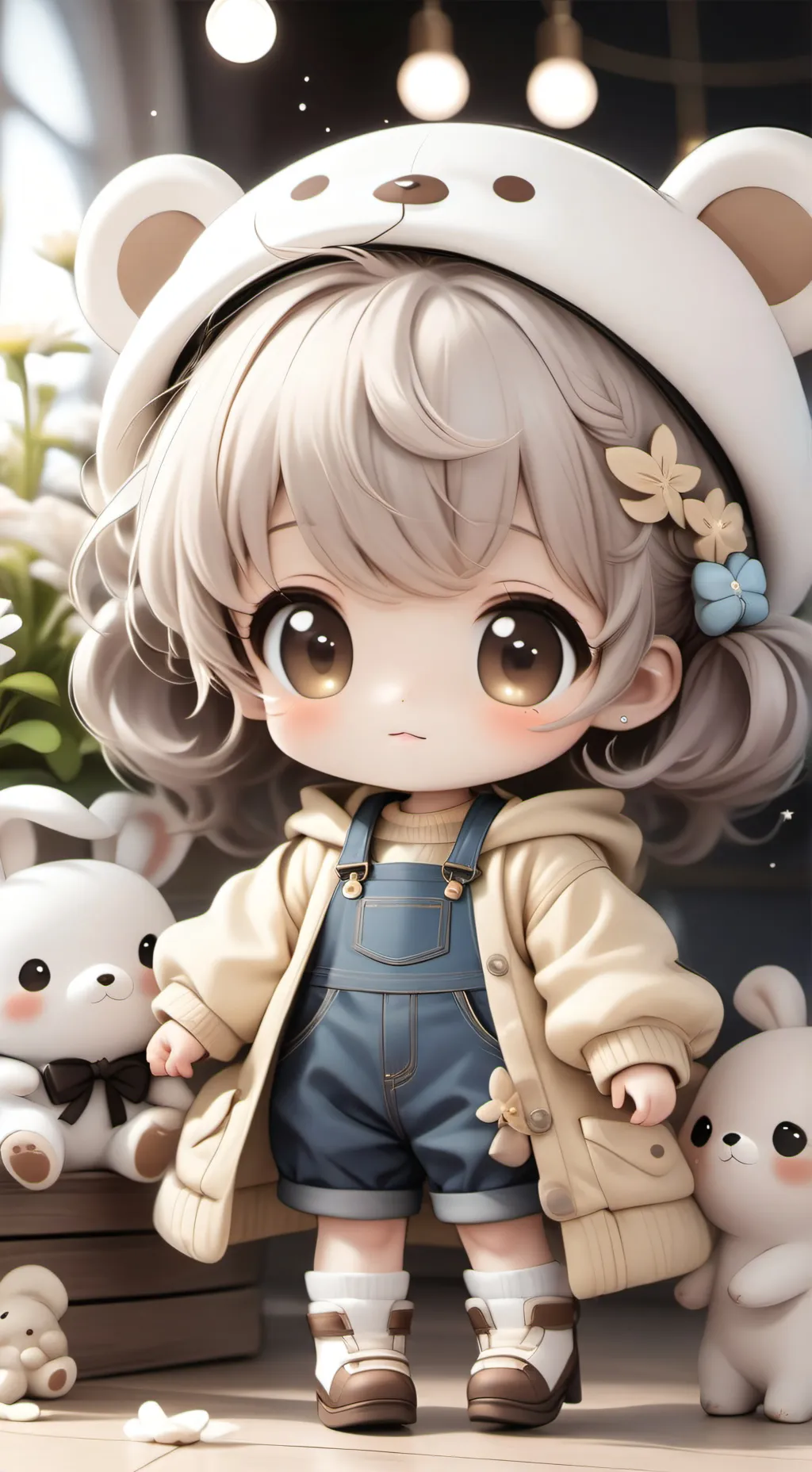 ai character: Bebe en la calle 🍼 background