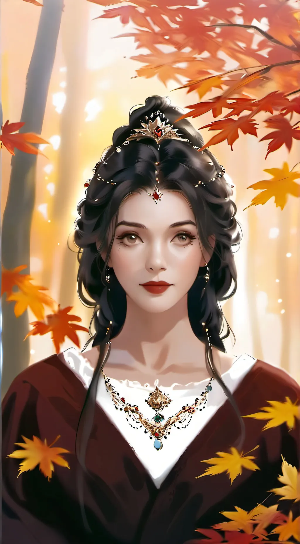 ai character: octubre background