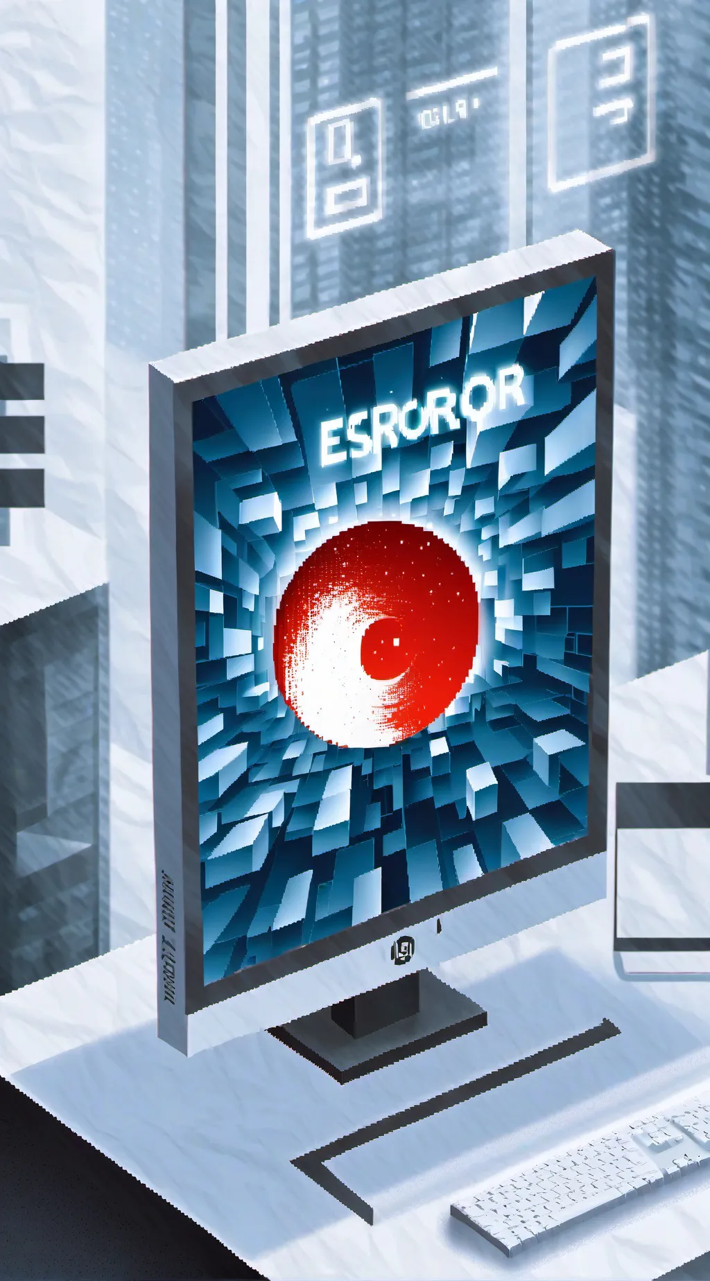 ai character: Error screen :( background