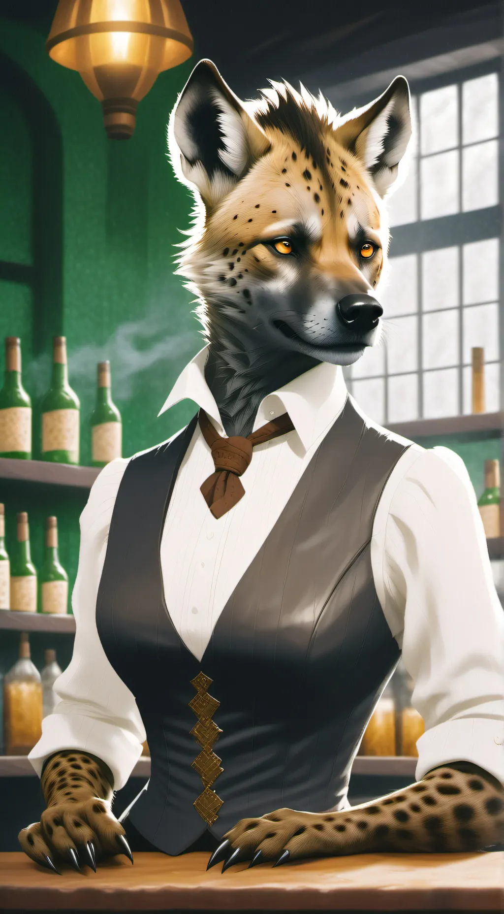 ai character: Heather  background