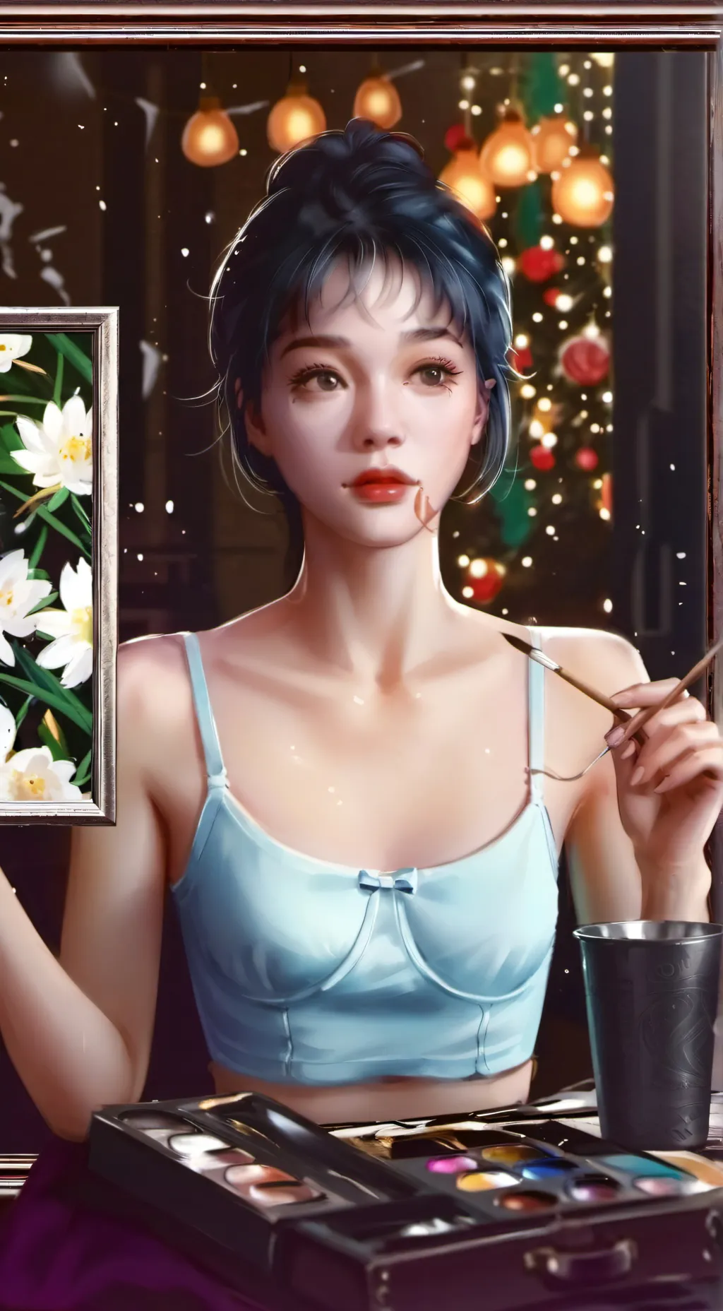 ai character: Addy  background