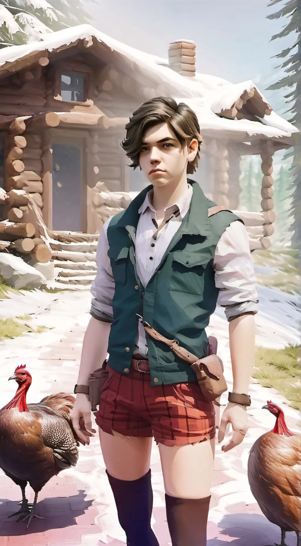 ai character: Aspen background