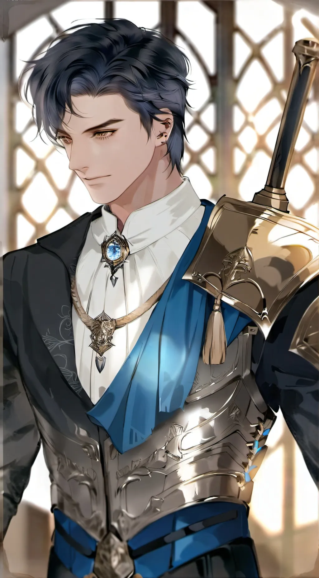 ai character: El caballero ❤️‍🩹 background