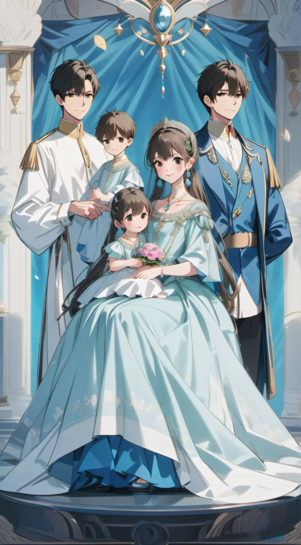 ai character: Royal fam!  background