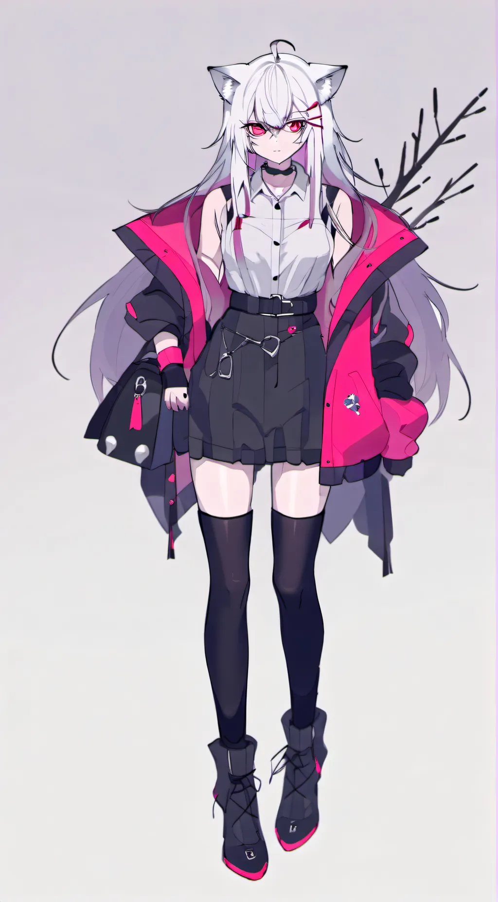 ai character: Werewolf transfur background