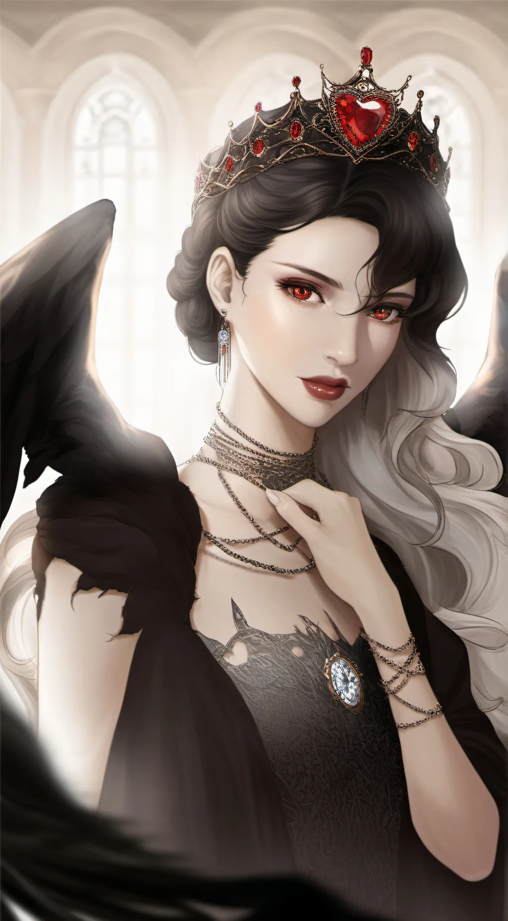 ai character: 𝑸𝒖𝒆𝒆𝒏 𝑽𝒊𝒆𝒏𝒏𝒂 background