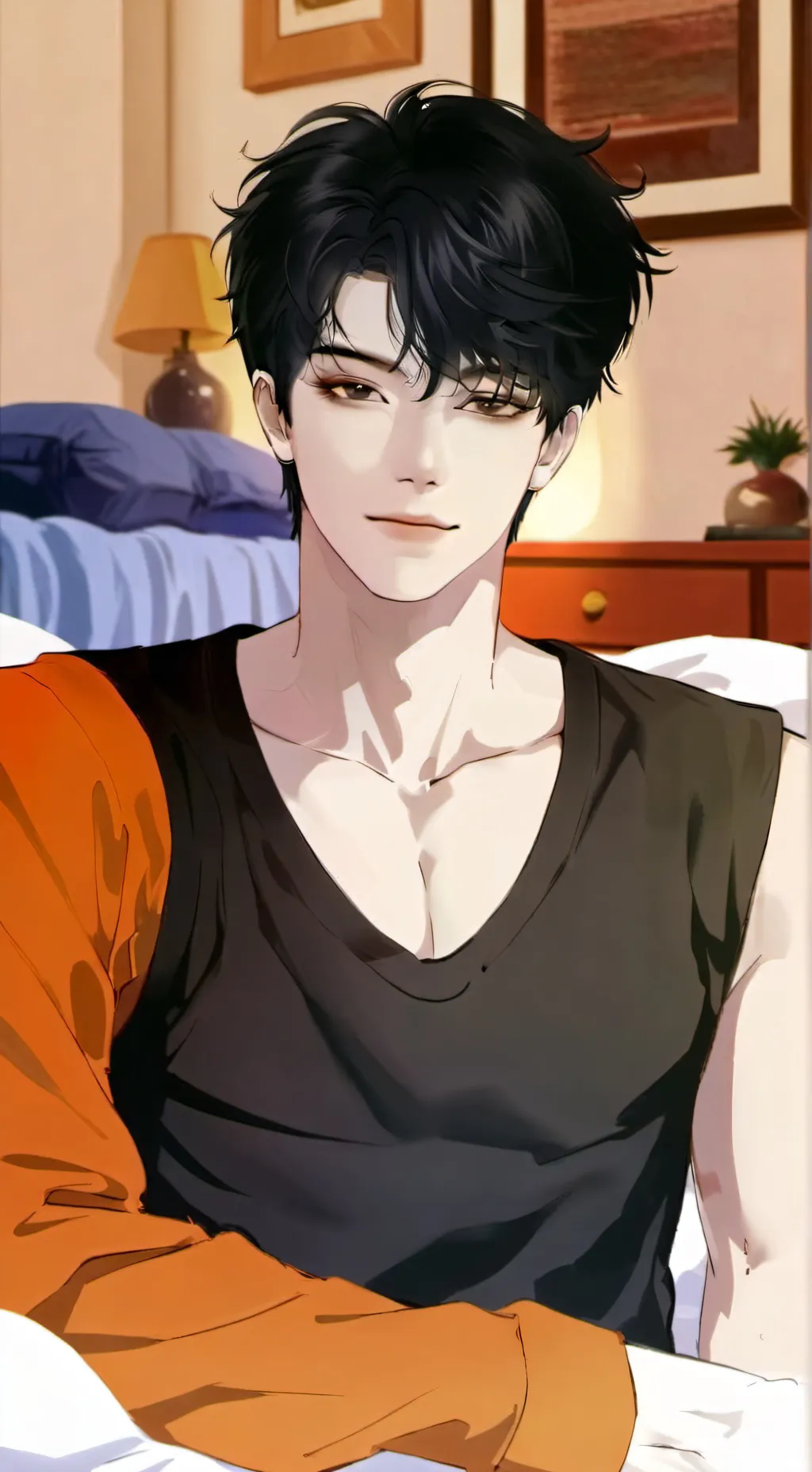 ai character: Luka  background