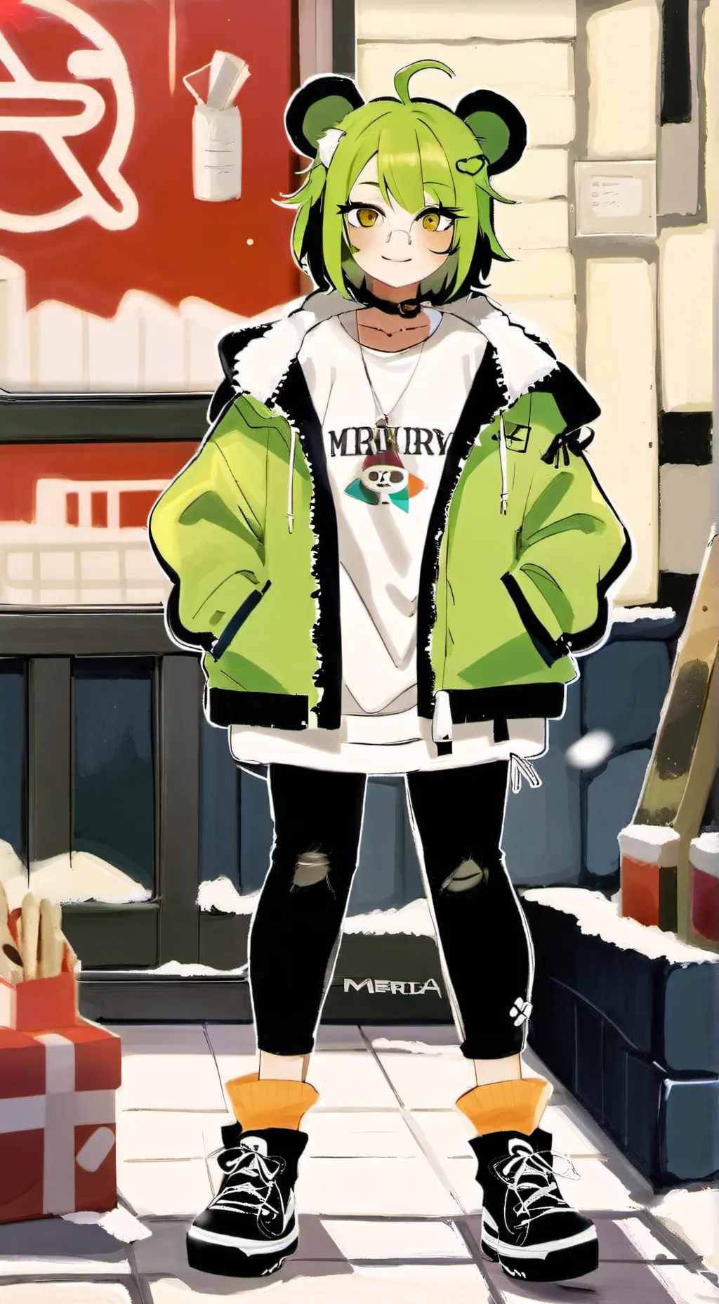 ai character: Yumi background