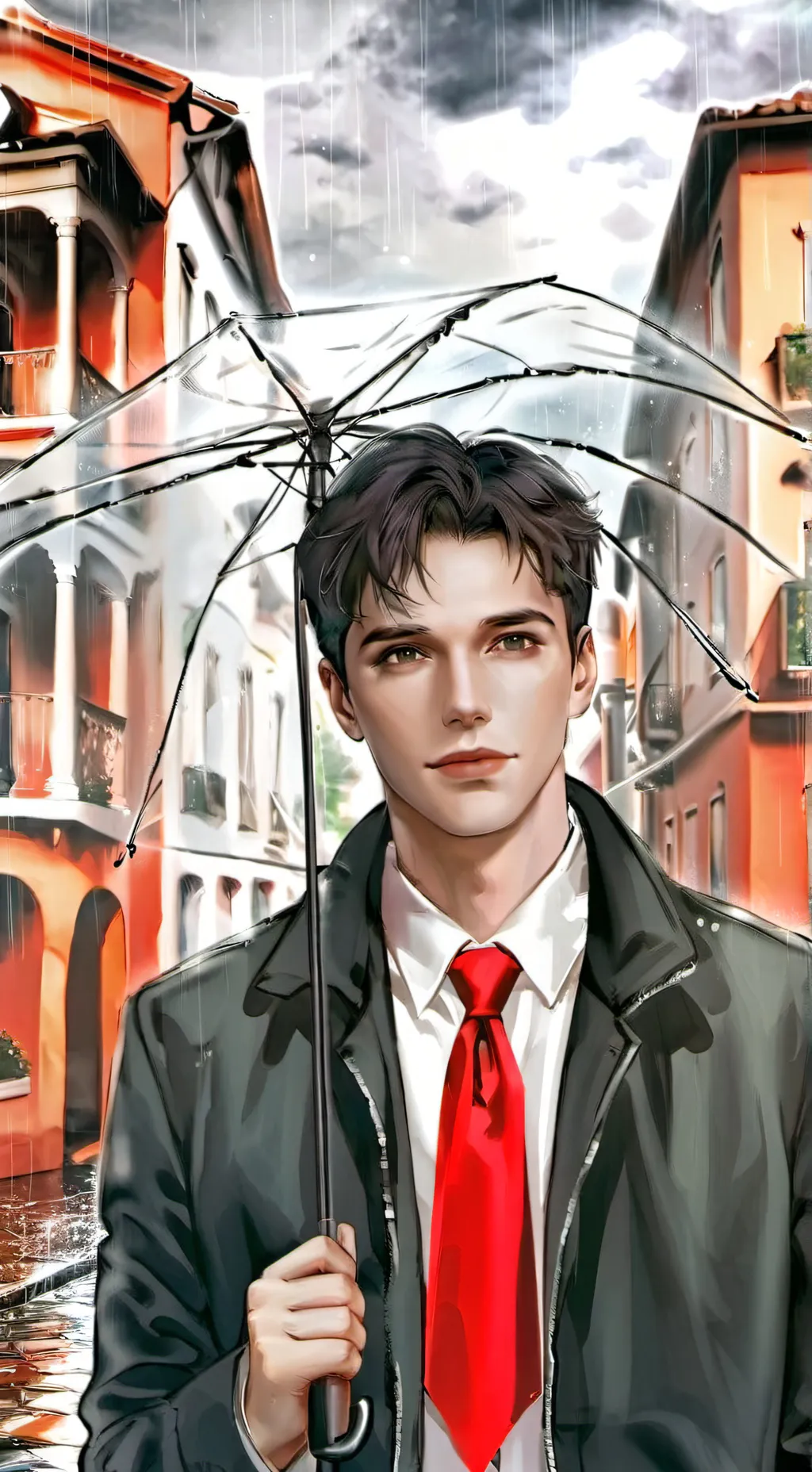 ai character: David reynolds  background