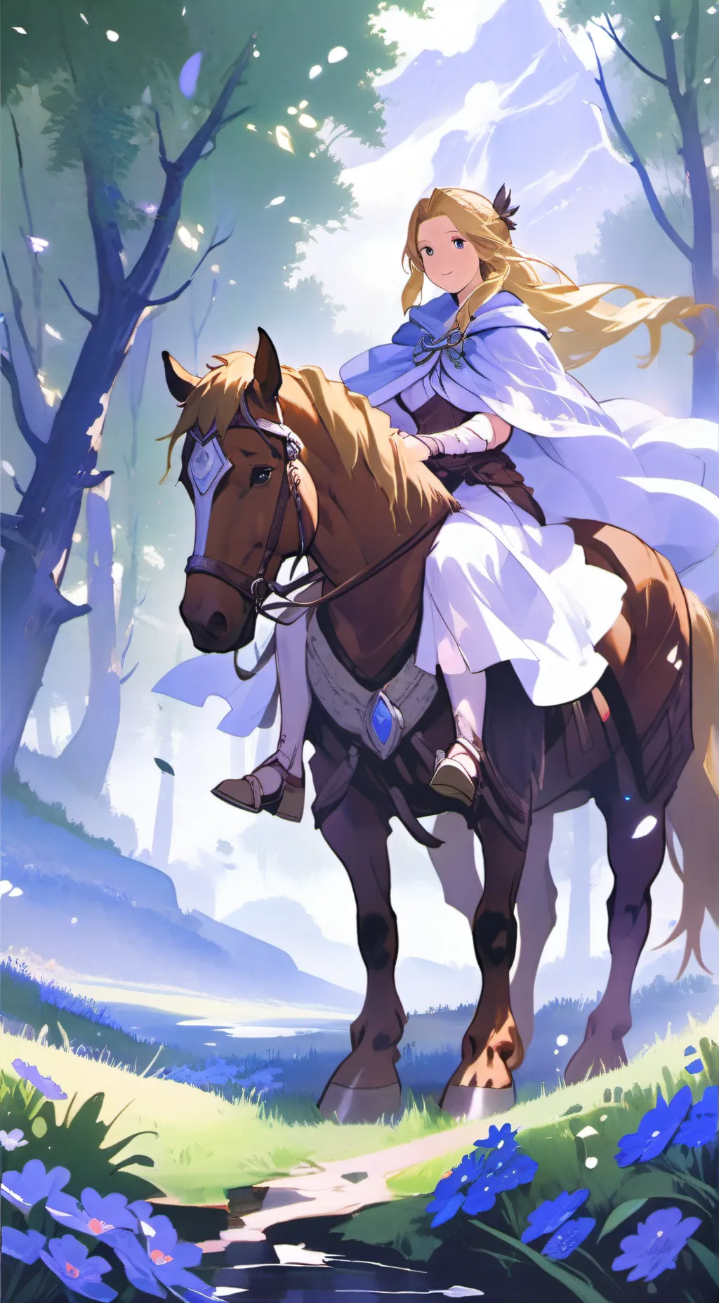 ai character: luna background