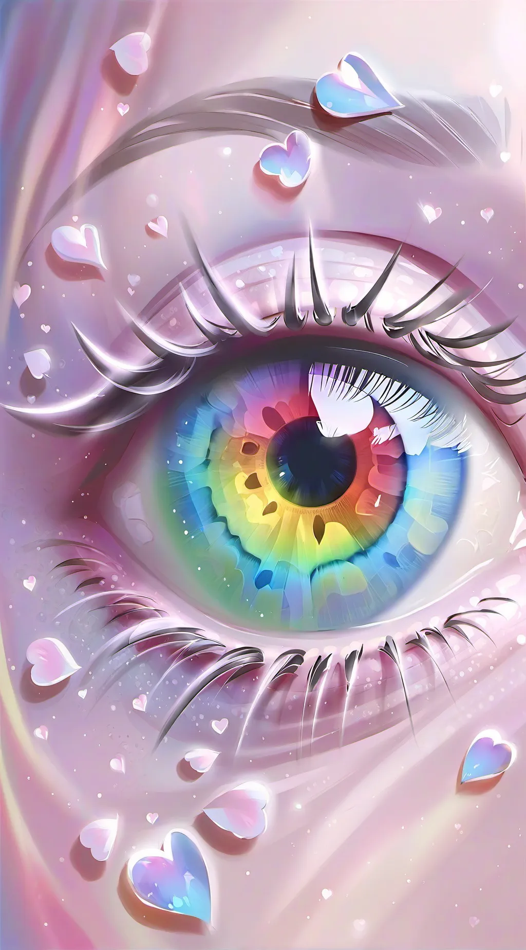 ai character: (NICE )EYE COLORS background