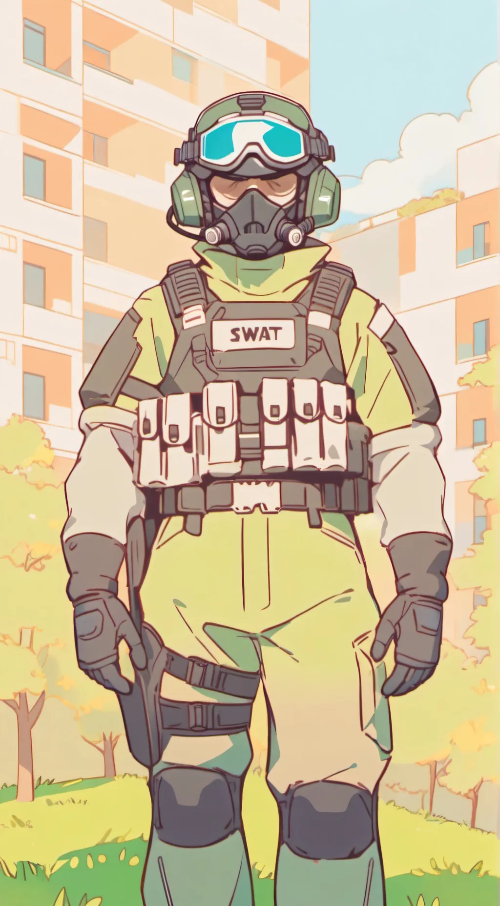 ai character: Джон уэнс background