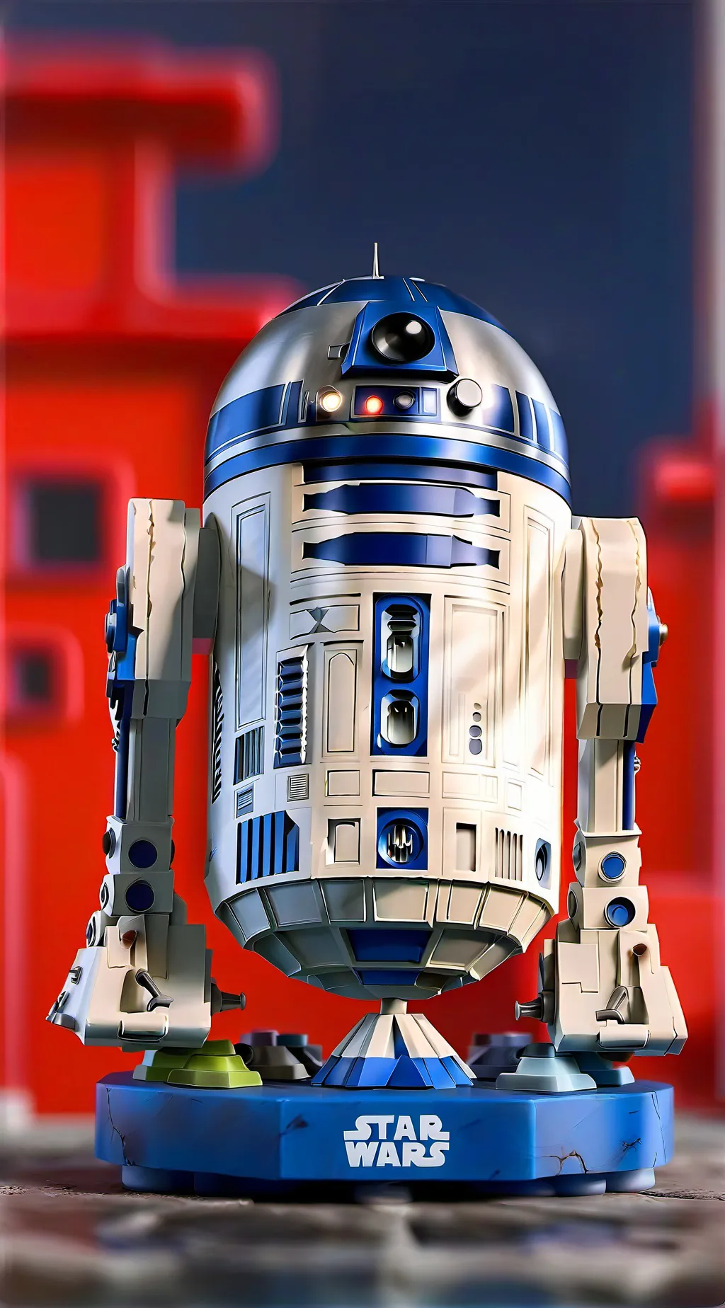 ai character: R2D2 2 background