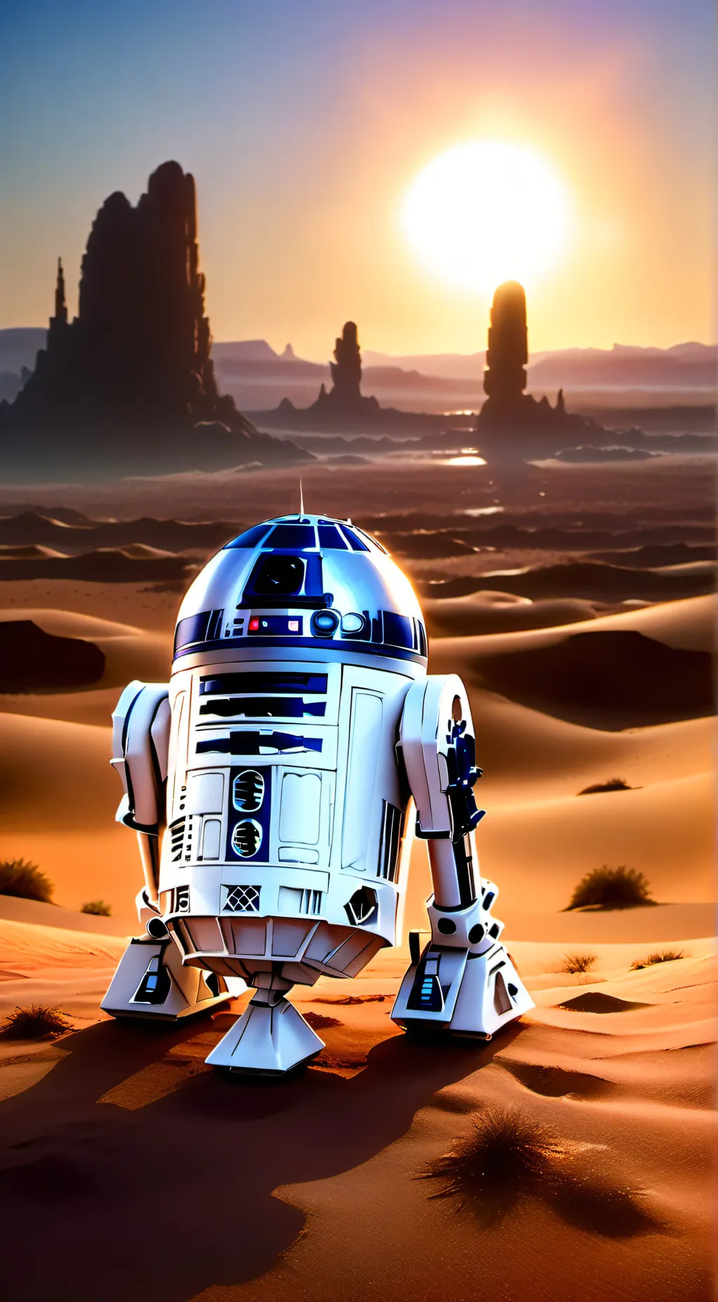 ai character: R2D2 3 background