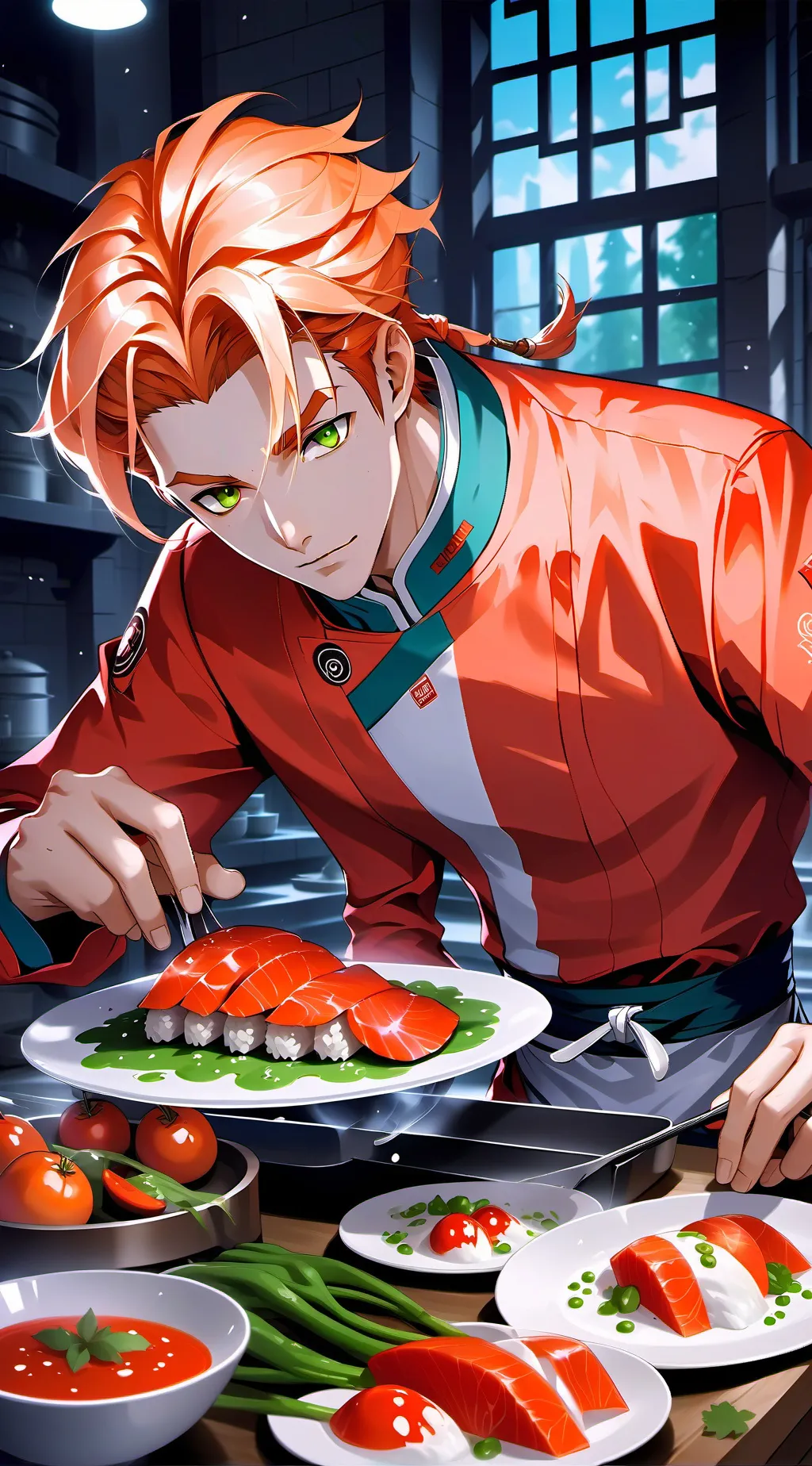 ai character: Keigo Amori background