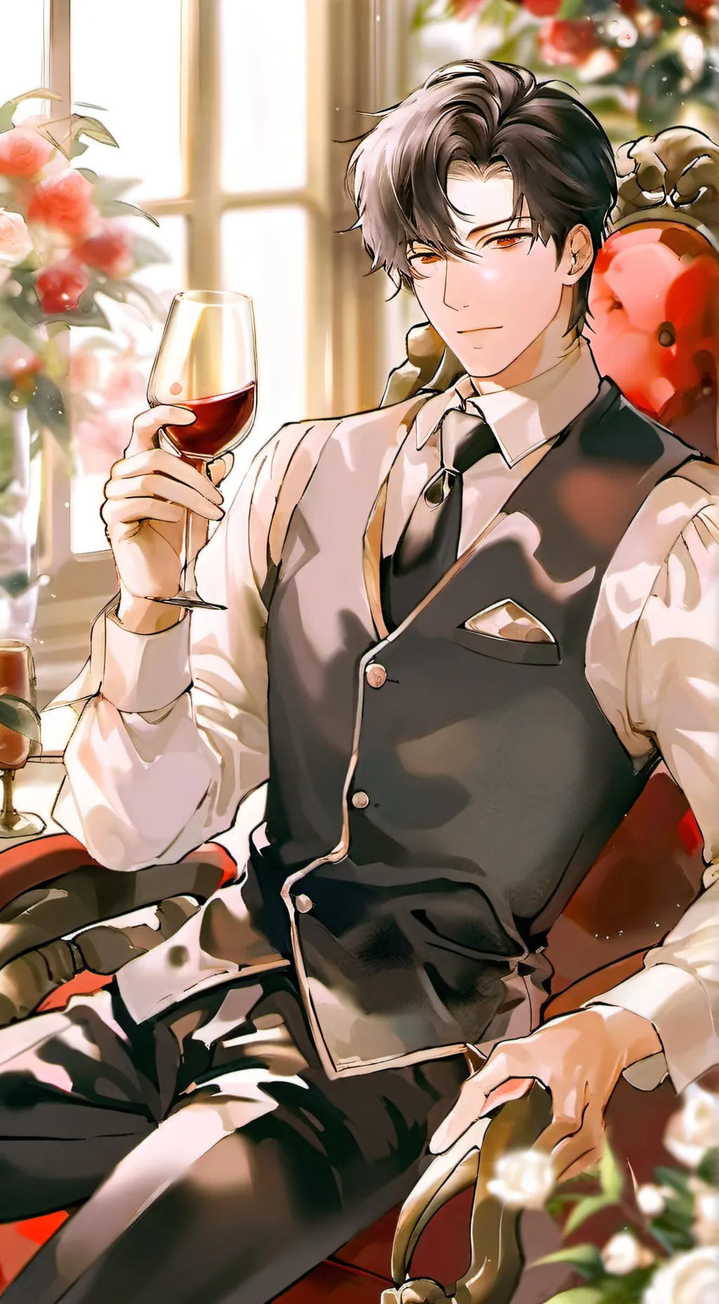 ai character: James Harris  background