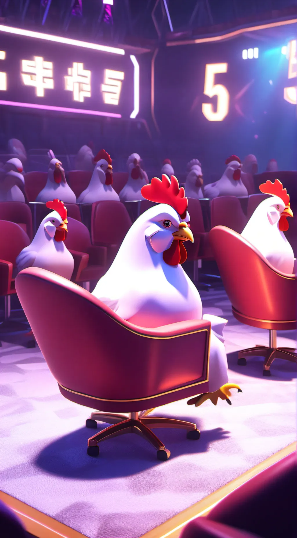 ai character: NEW BREED!🐤🐤 background