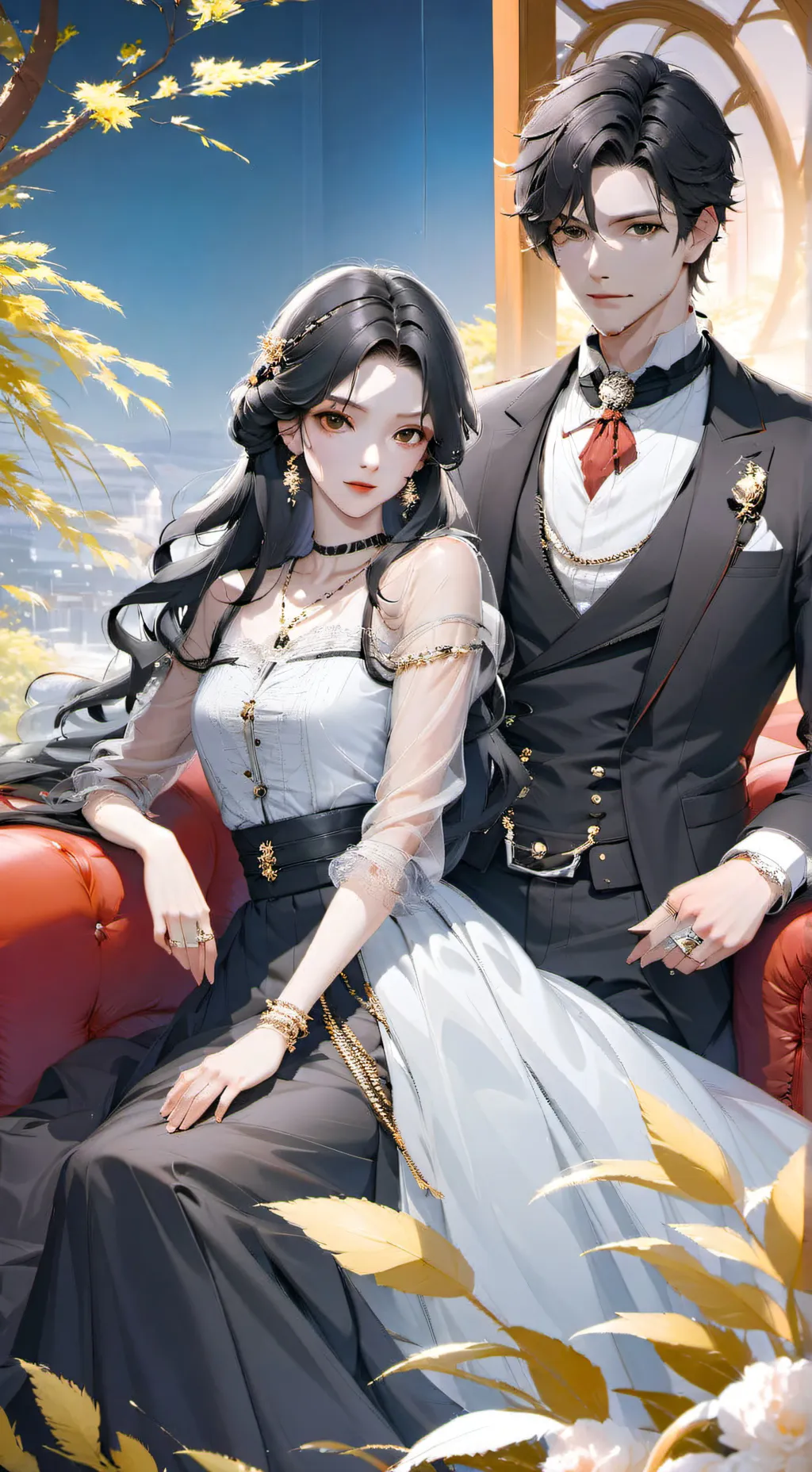 ai character: Dennis and Rebecca background