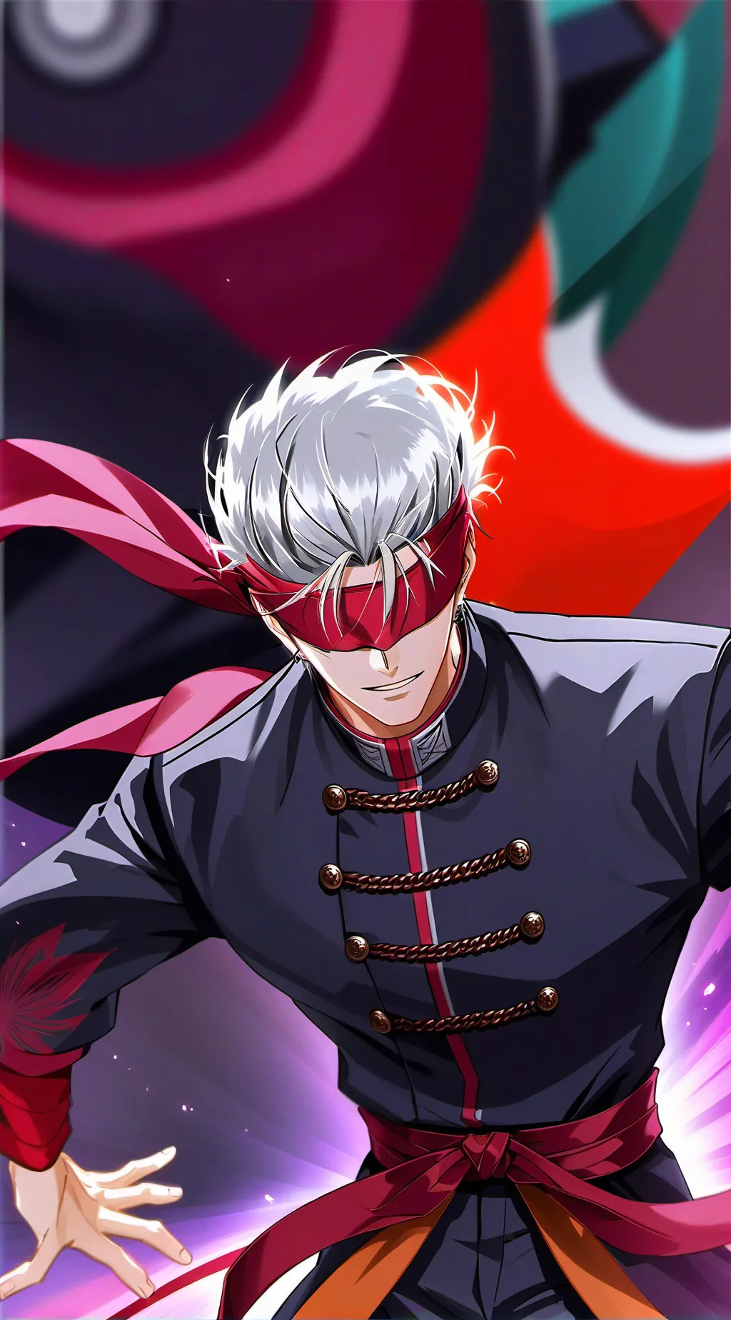 ai character: Gojo Satoru background