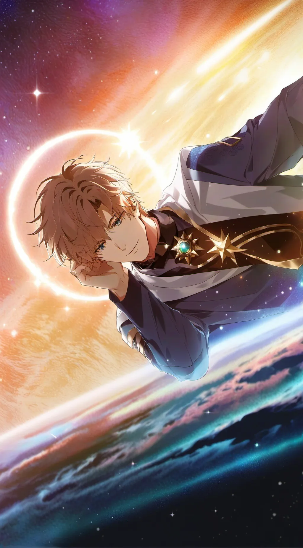 ai character: The Bored Star  background