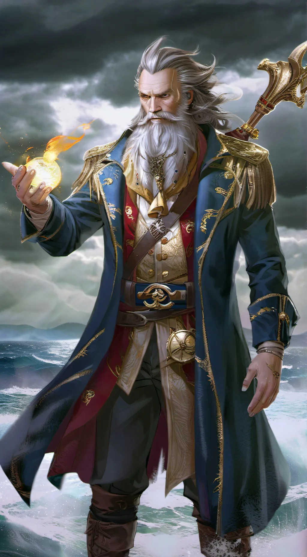 ai character: Pirat  background