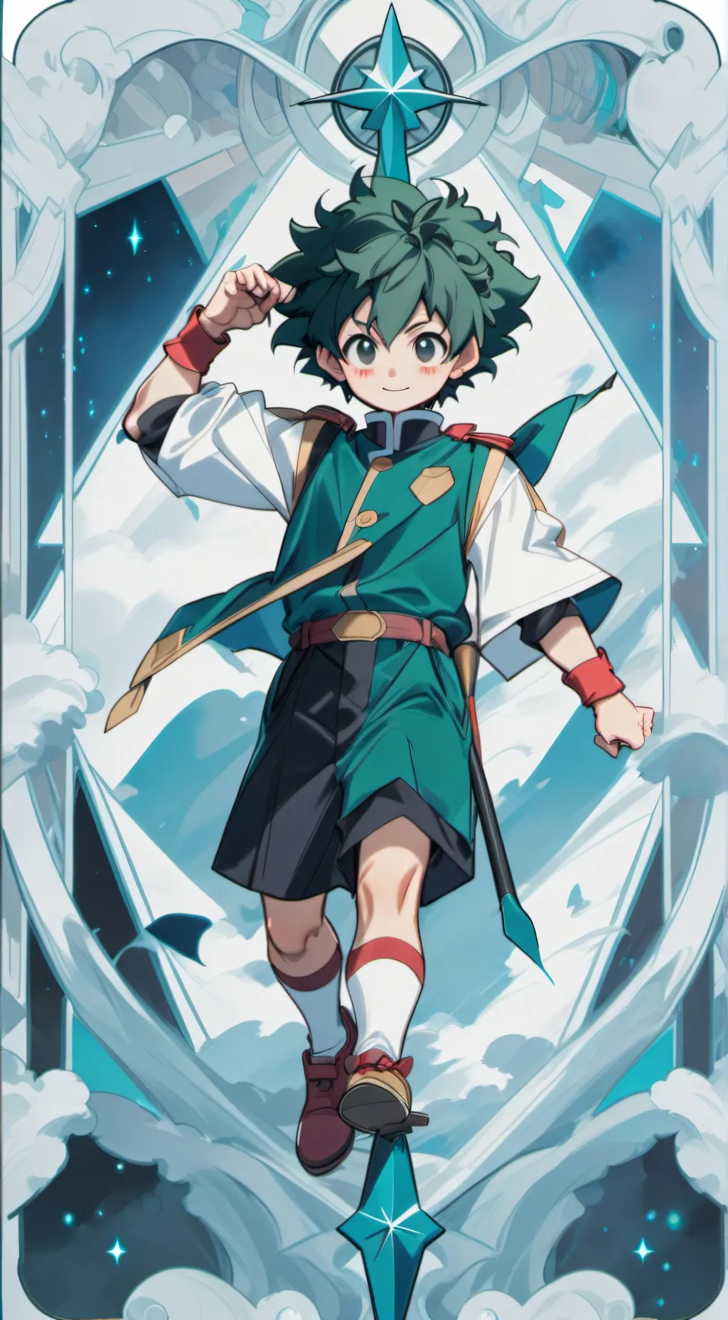 ai character: Deku background