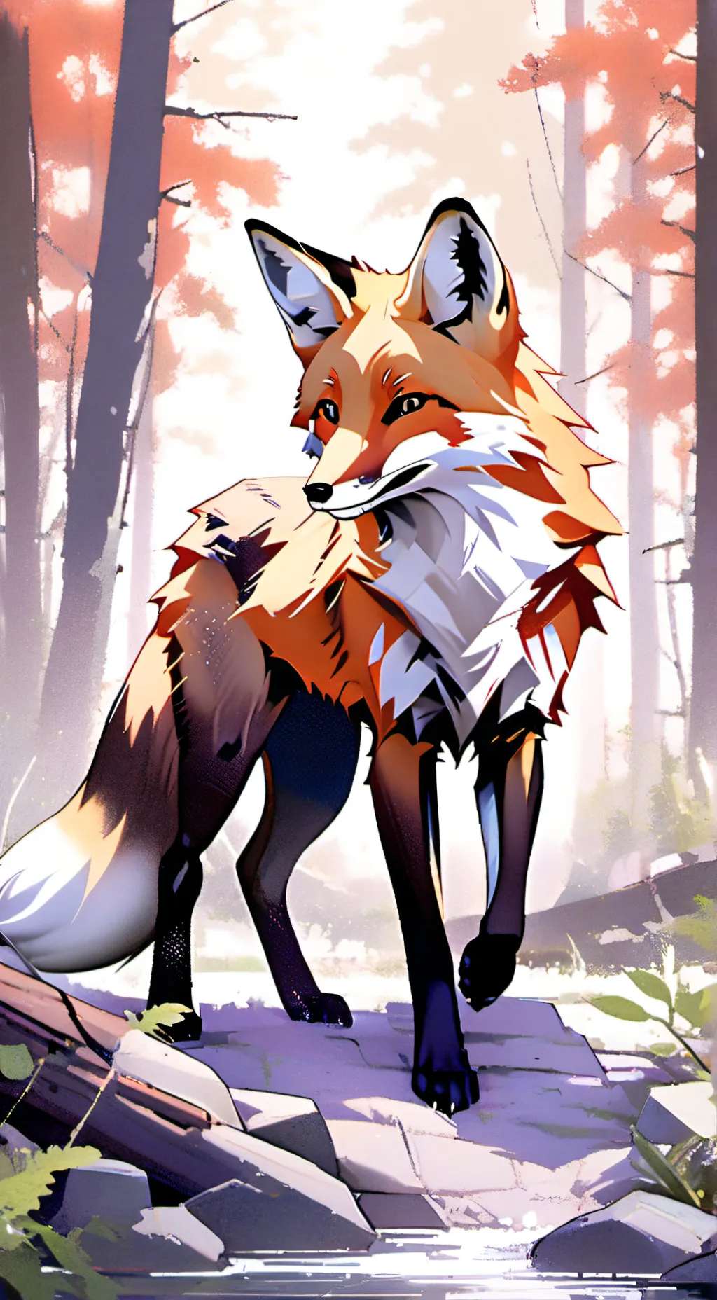 ai character: my fox feria background