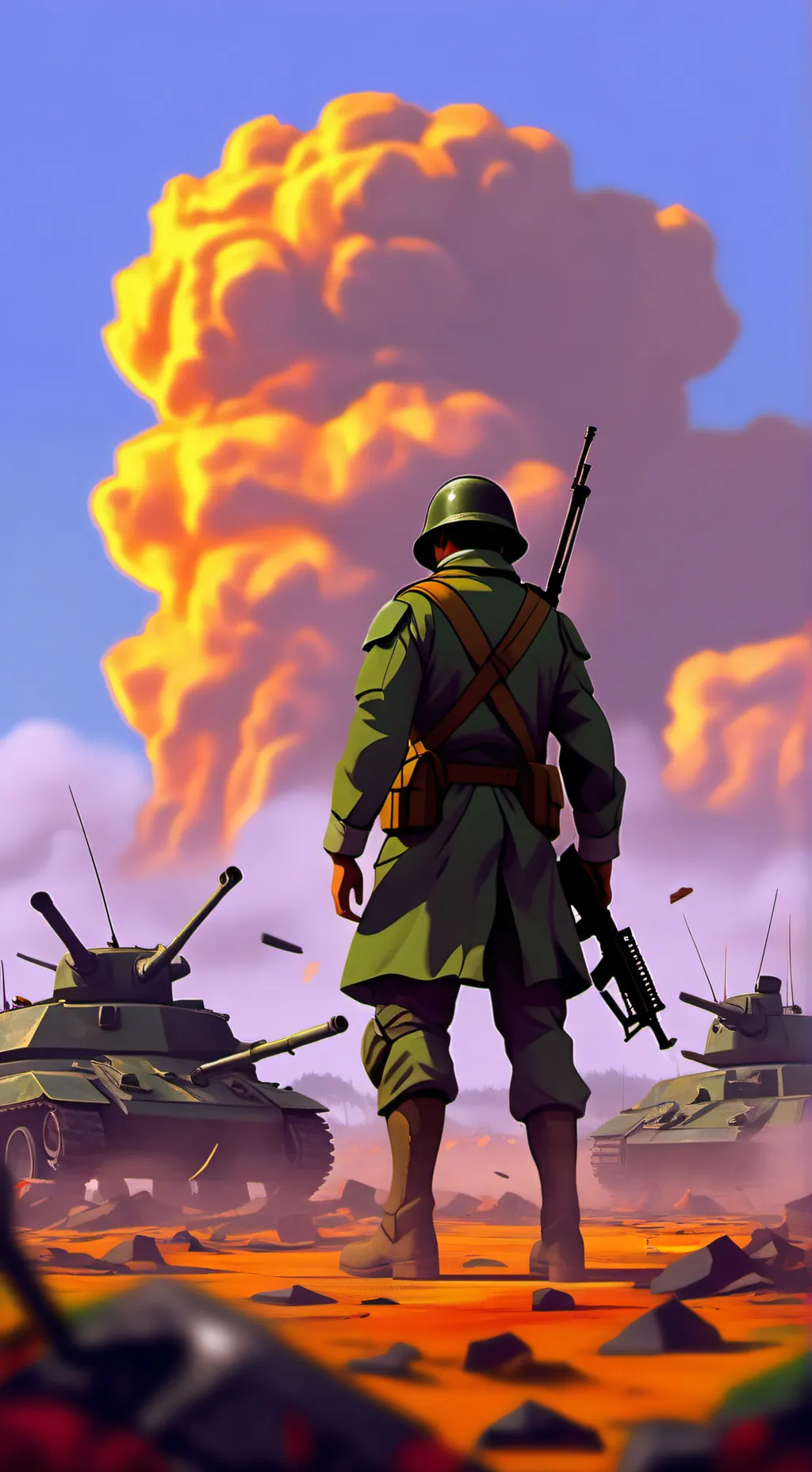 ai character: ww1 background