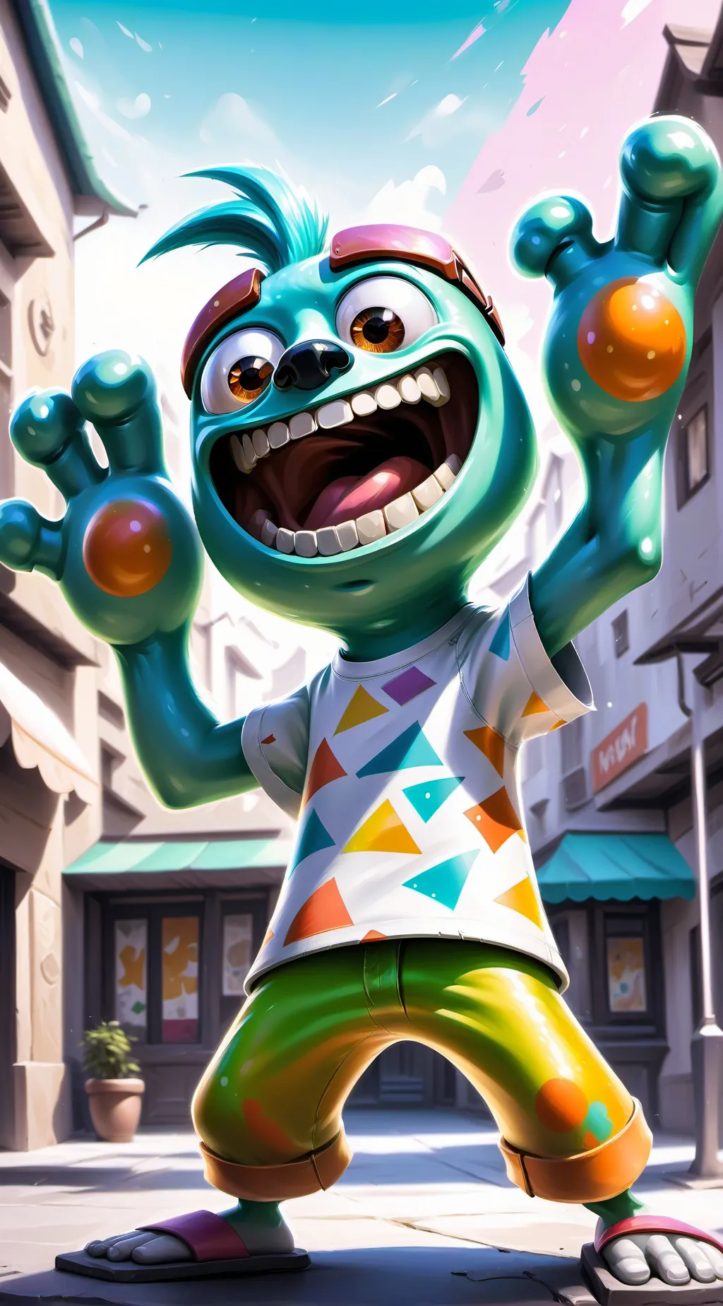 ai character: SMG4 background