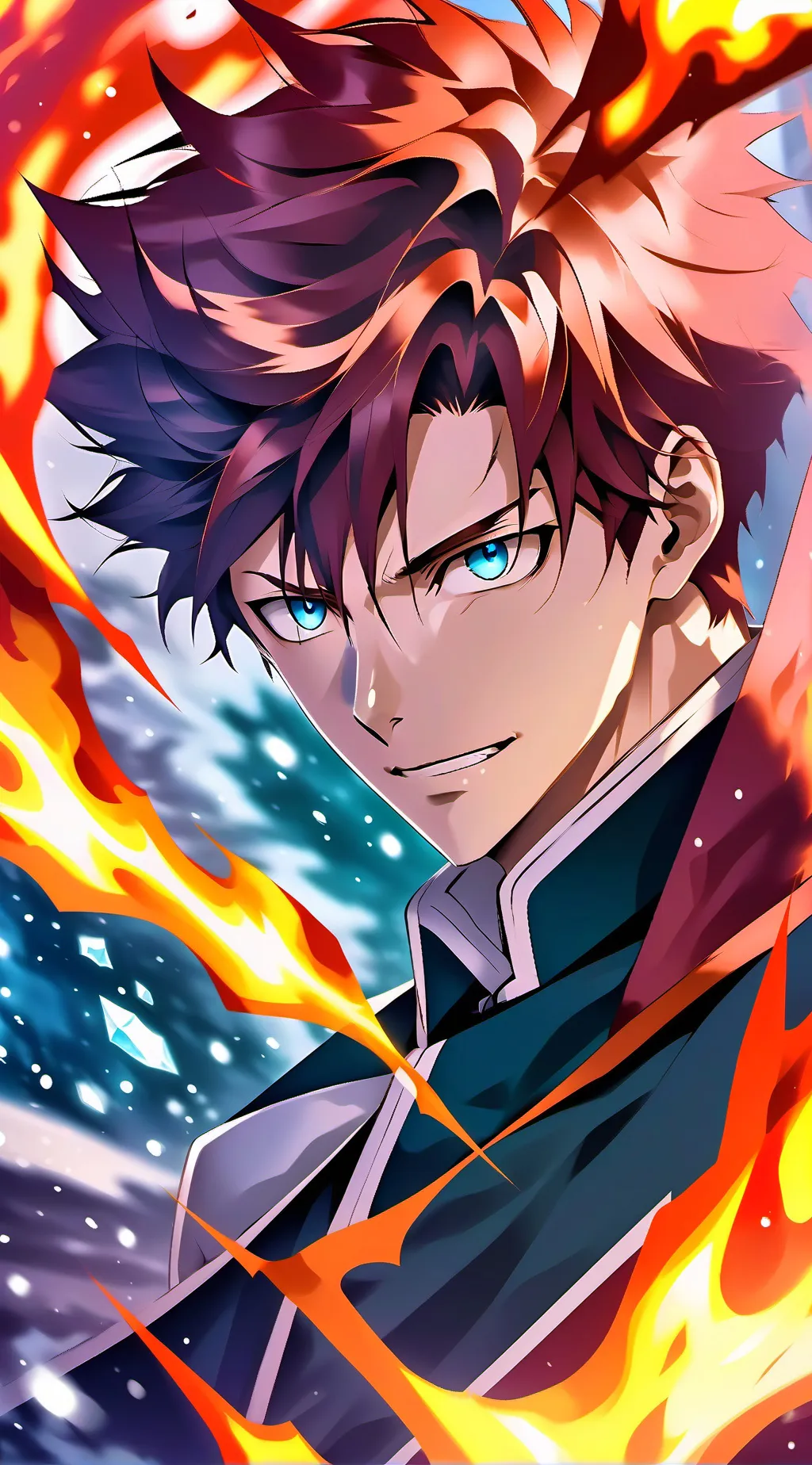 ai character: Todoroki Shoto background
