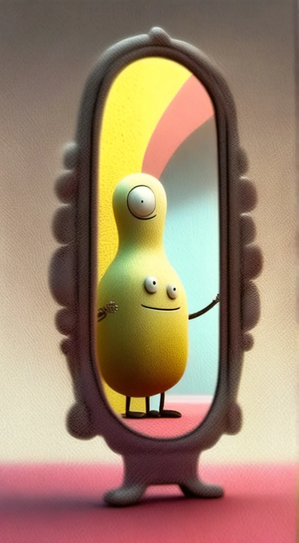 ai character: glisten background