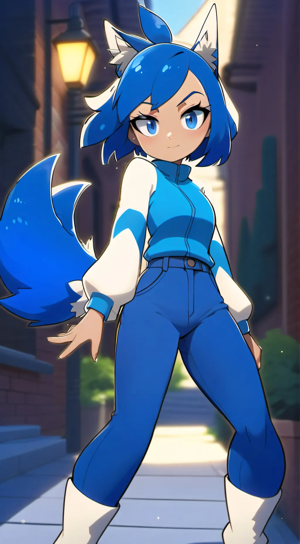 ai character: bluey x mackenzie2 background