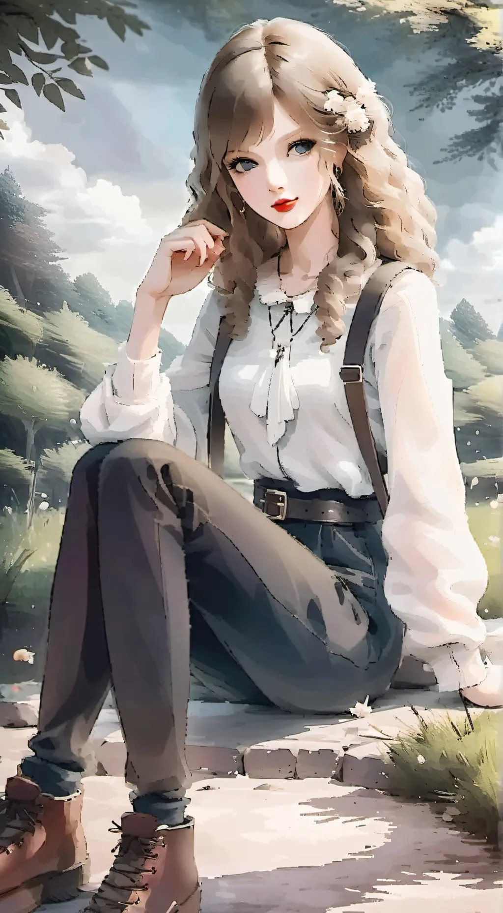 ai character: Taylor safety wors background