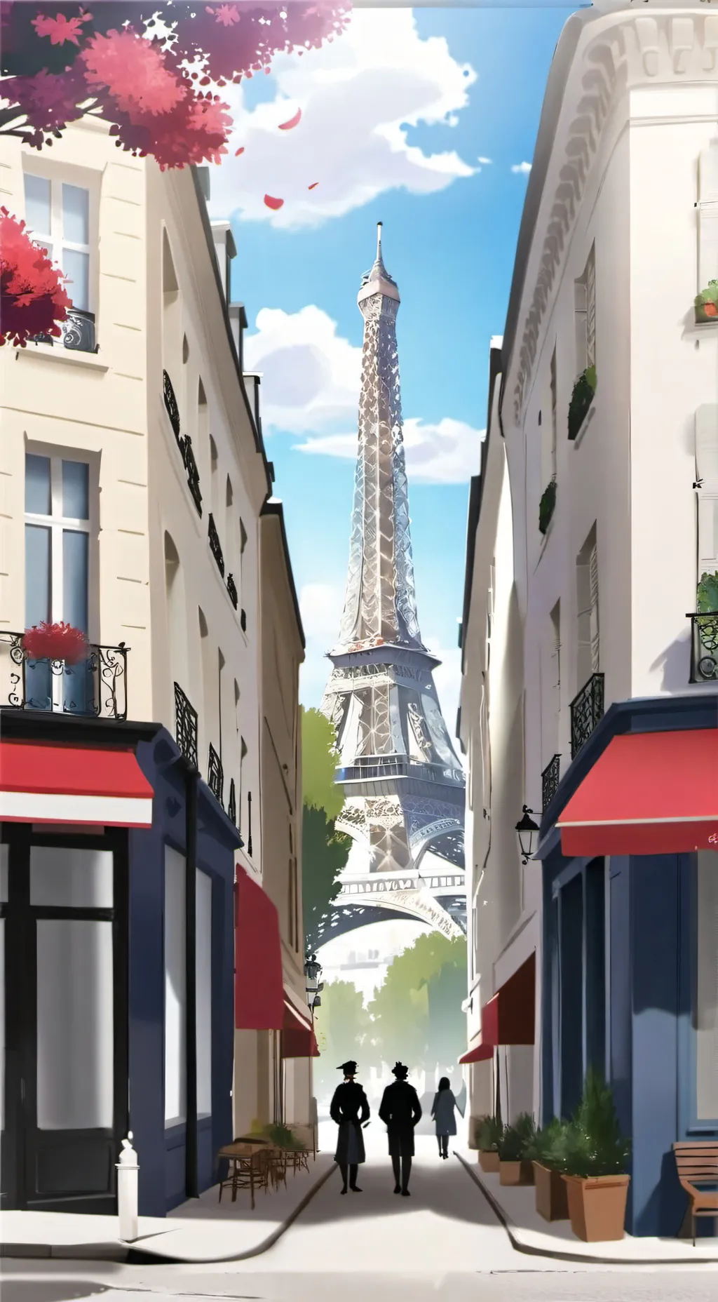 ai character: miraculous ladybug background