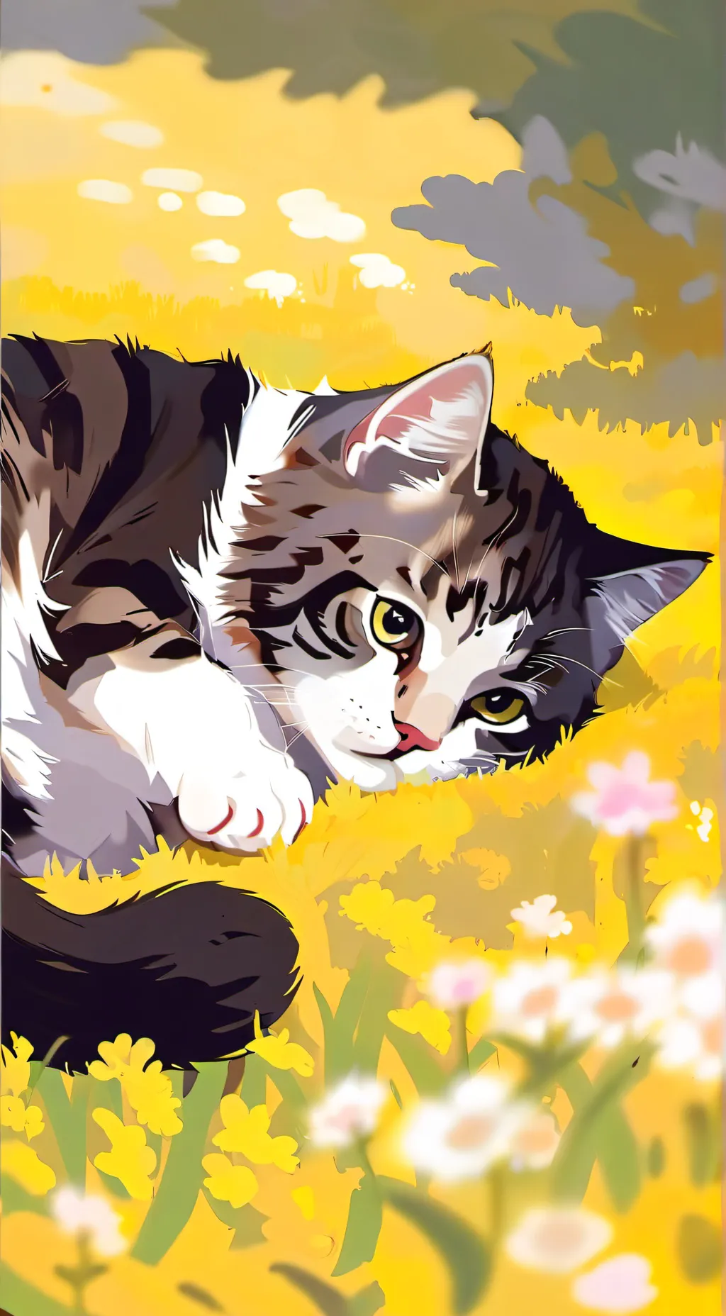 ai character: Lucy (your cat) background