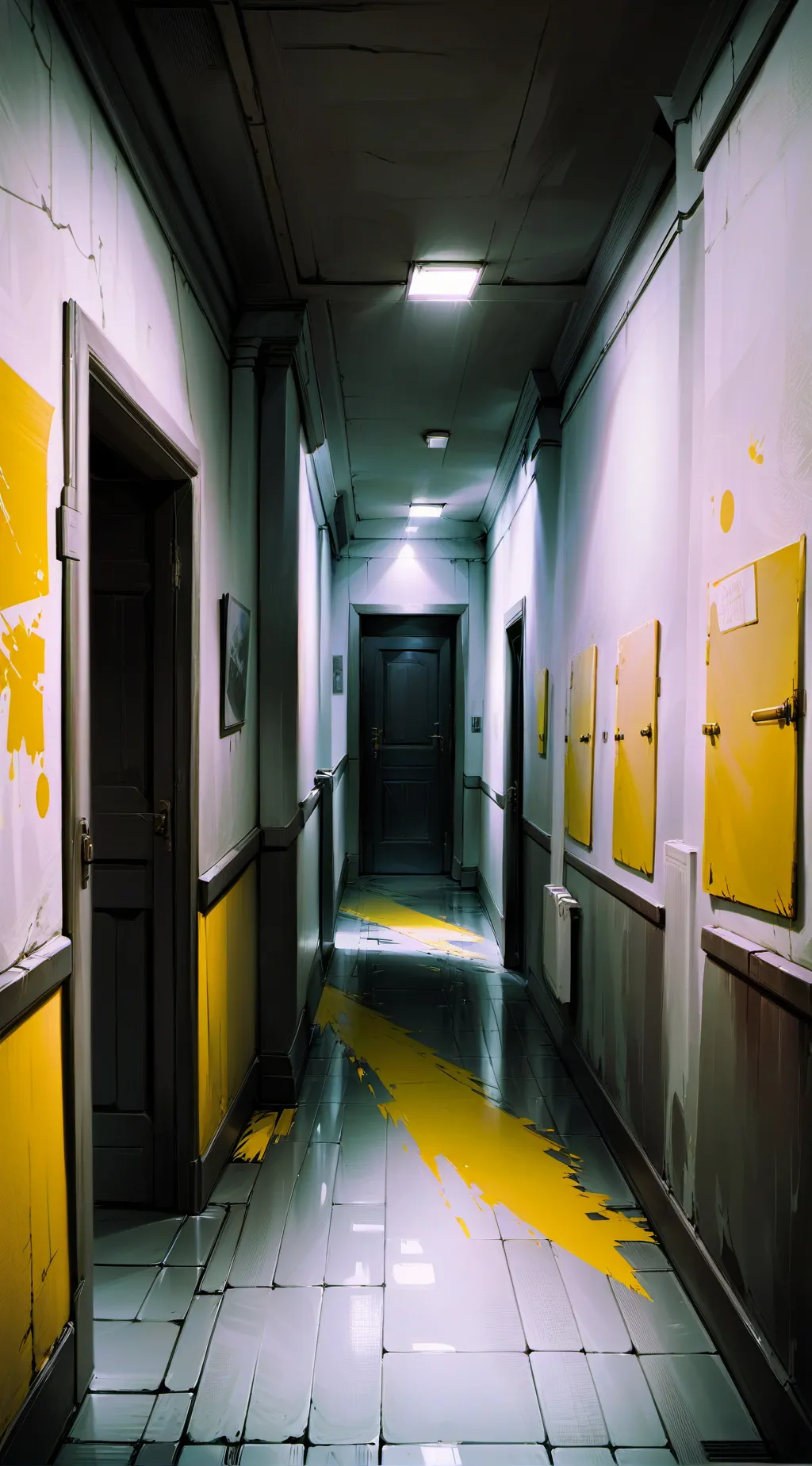 ai character: BACKROOMS  background