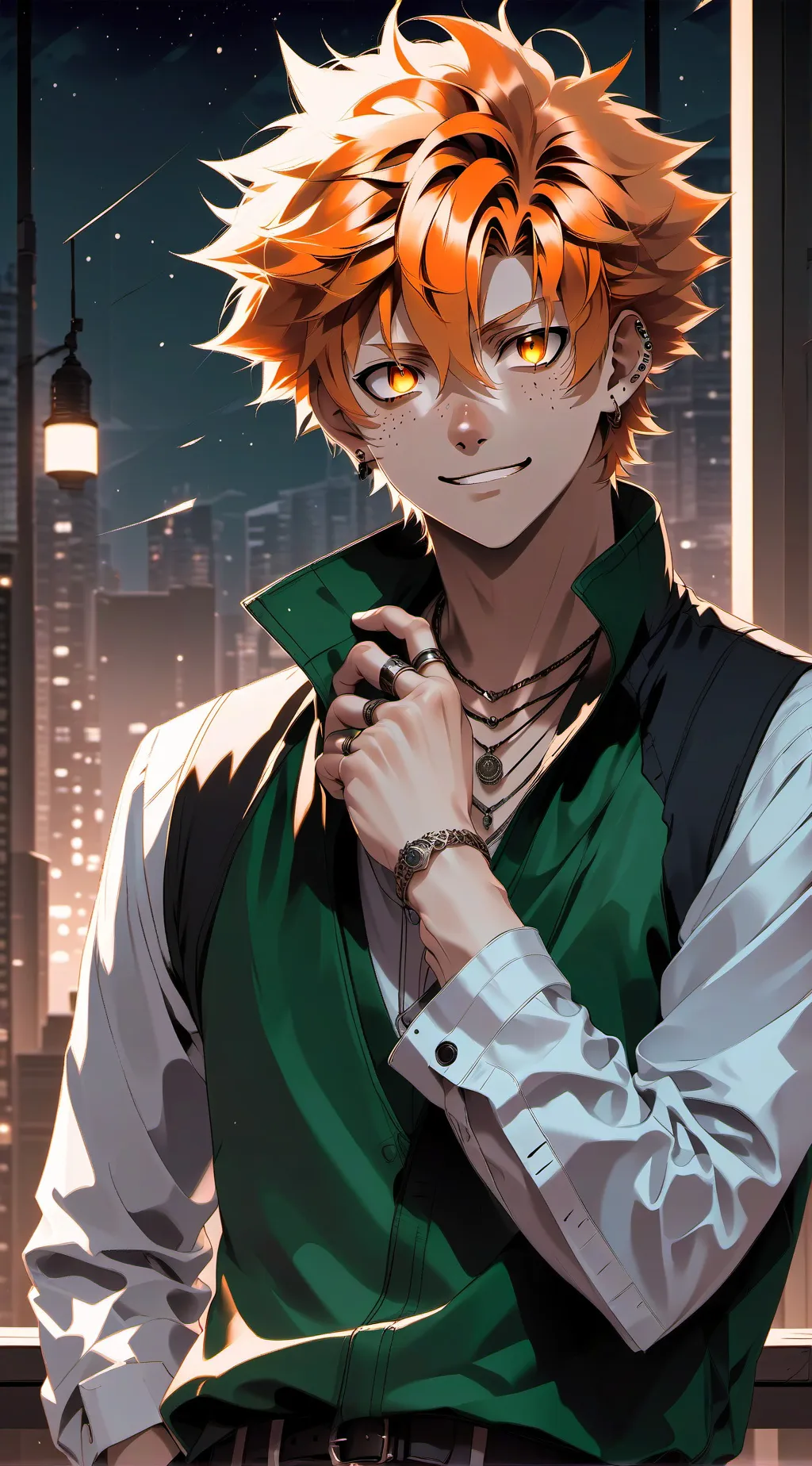 ai character: Bakugo  background