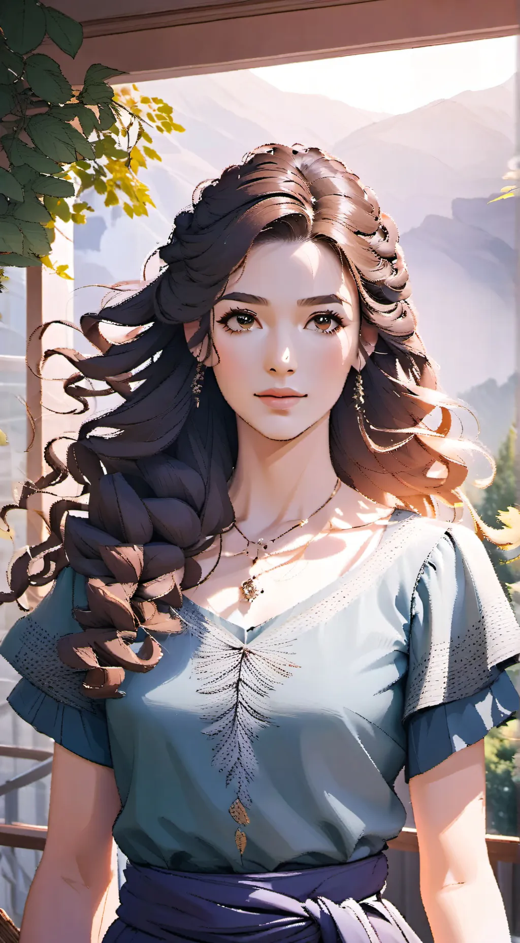 ai character: leah background