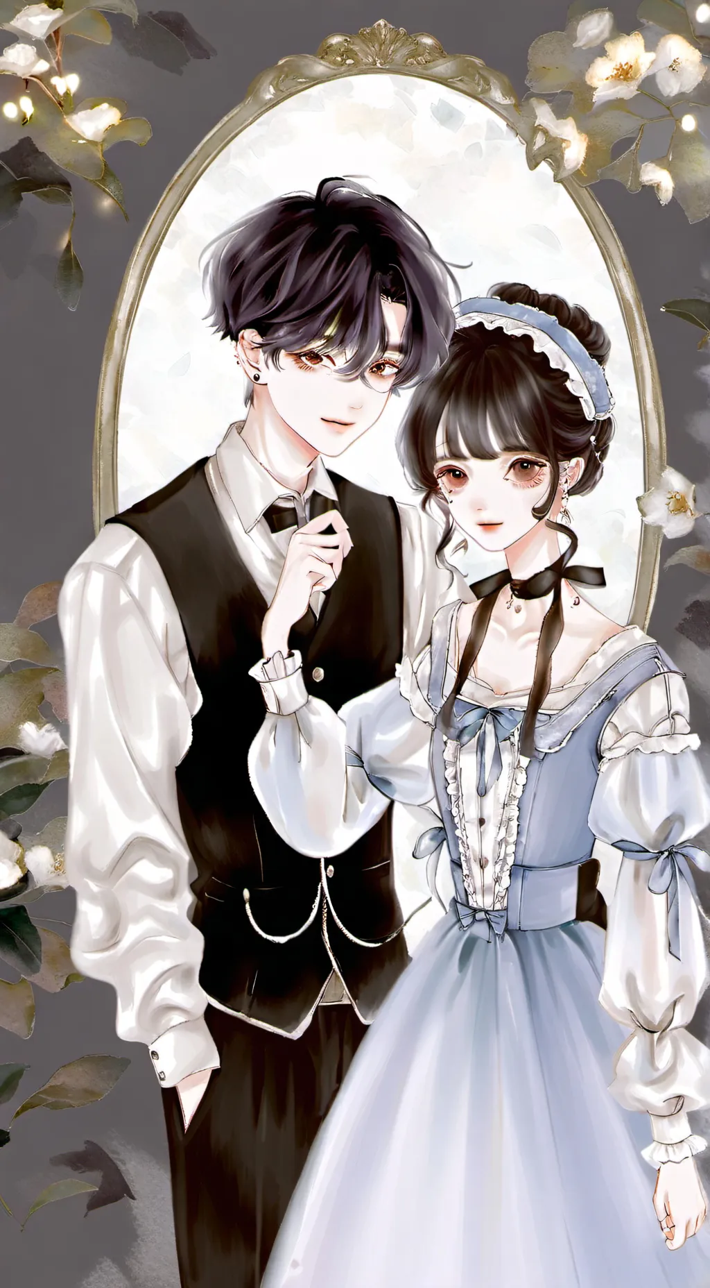 ai character: Gray x Wenda… background