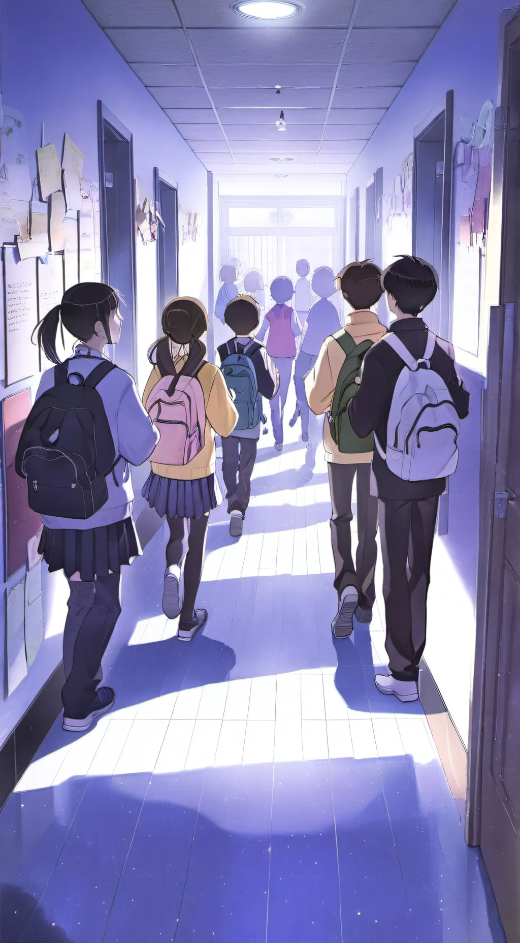 ai character: sn school background