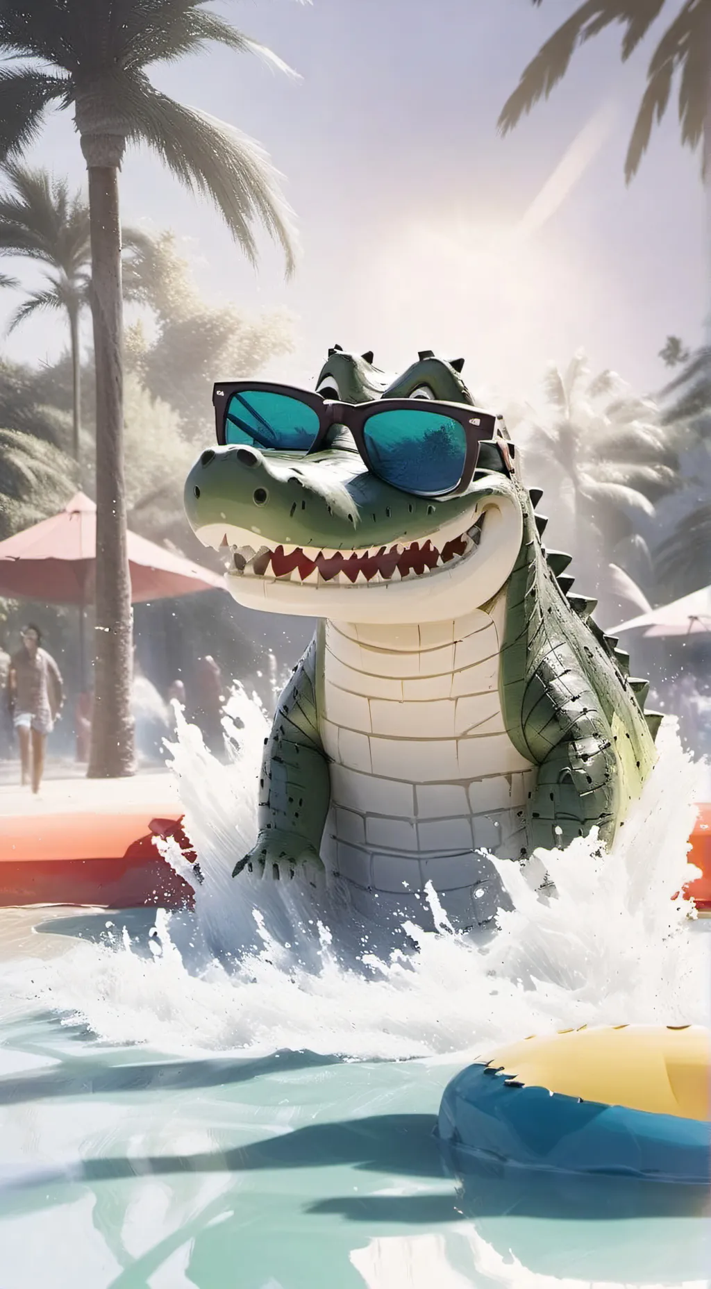 ai character: señor cocodrilo background