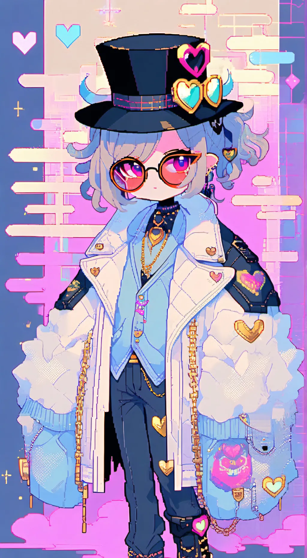 ai character: F. Valentino (Toy) background