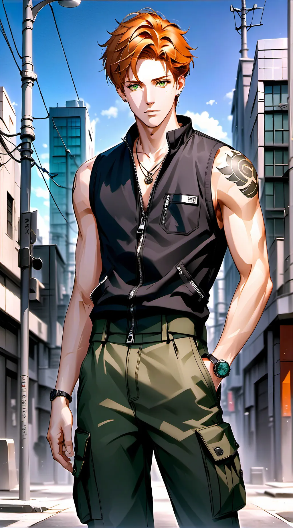 ai character: Calvin Bukowski background