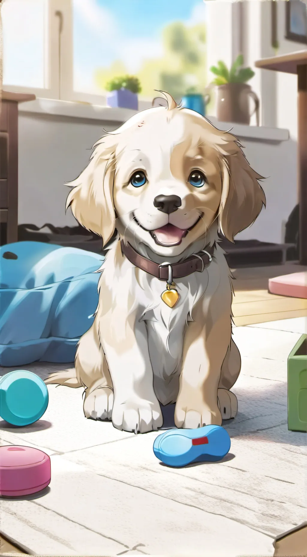 ai character: pup background