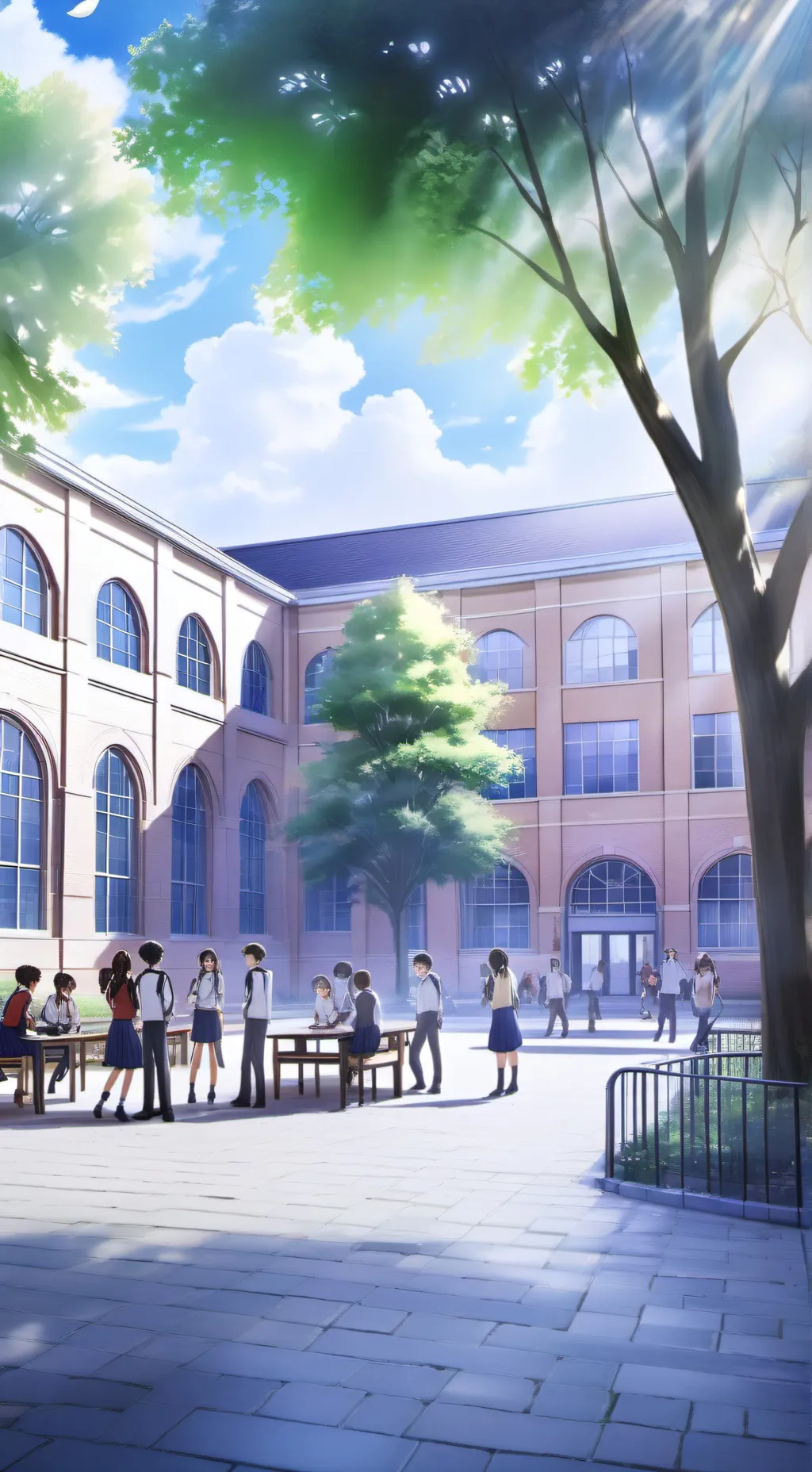 ai character: school background