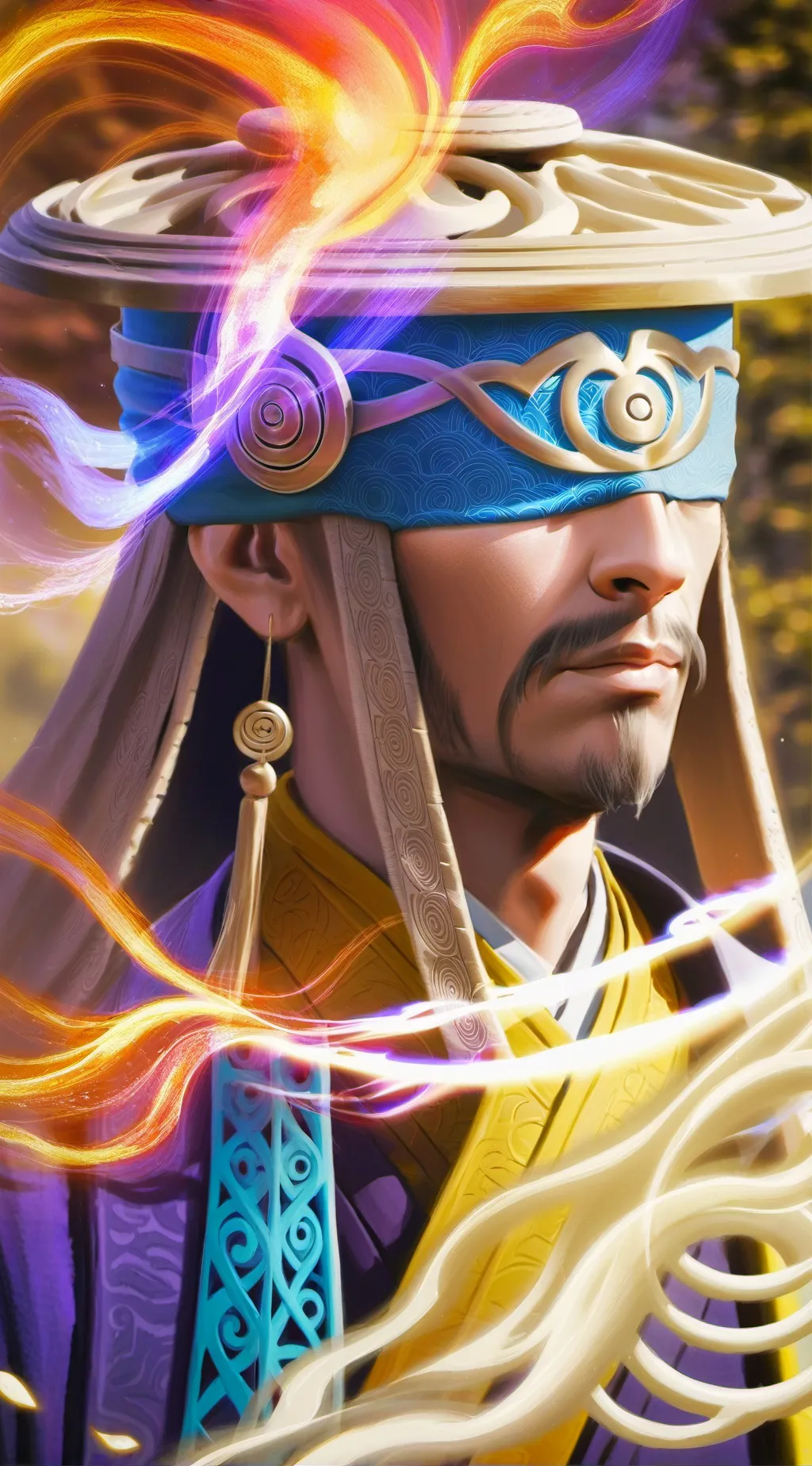 ai character: blind dude 😐🥨 background