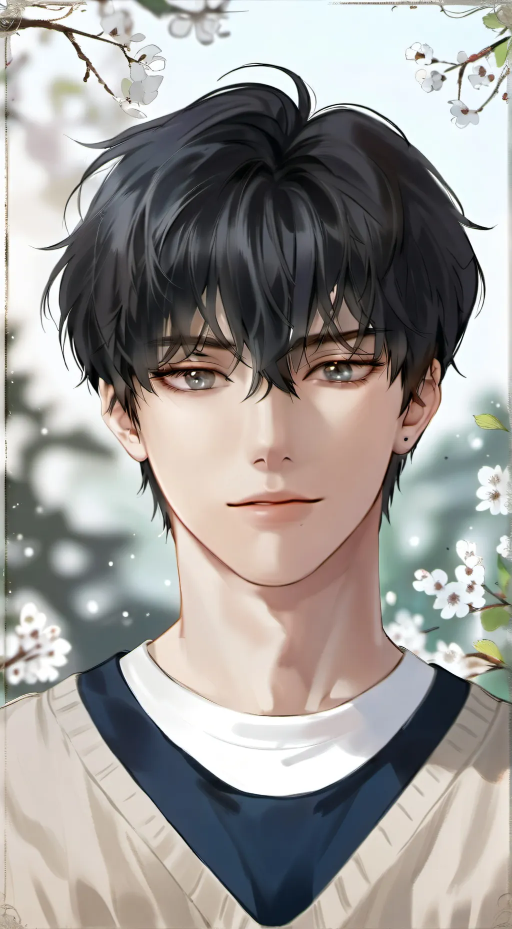 ai character: Moon background